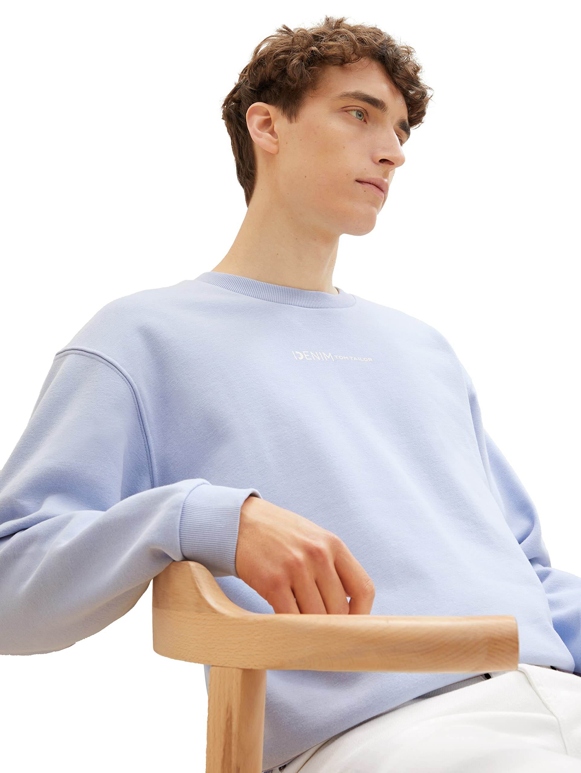 tom-tailor-denim-herren-crewneck-sweatshirt-mit-logo-print image 5