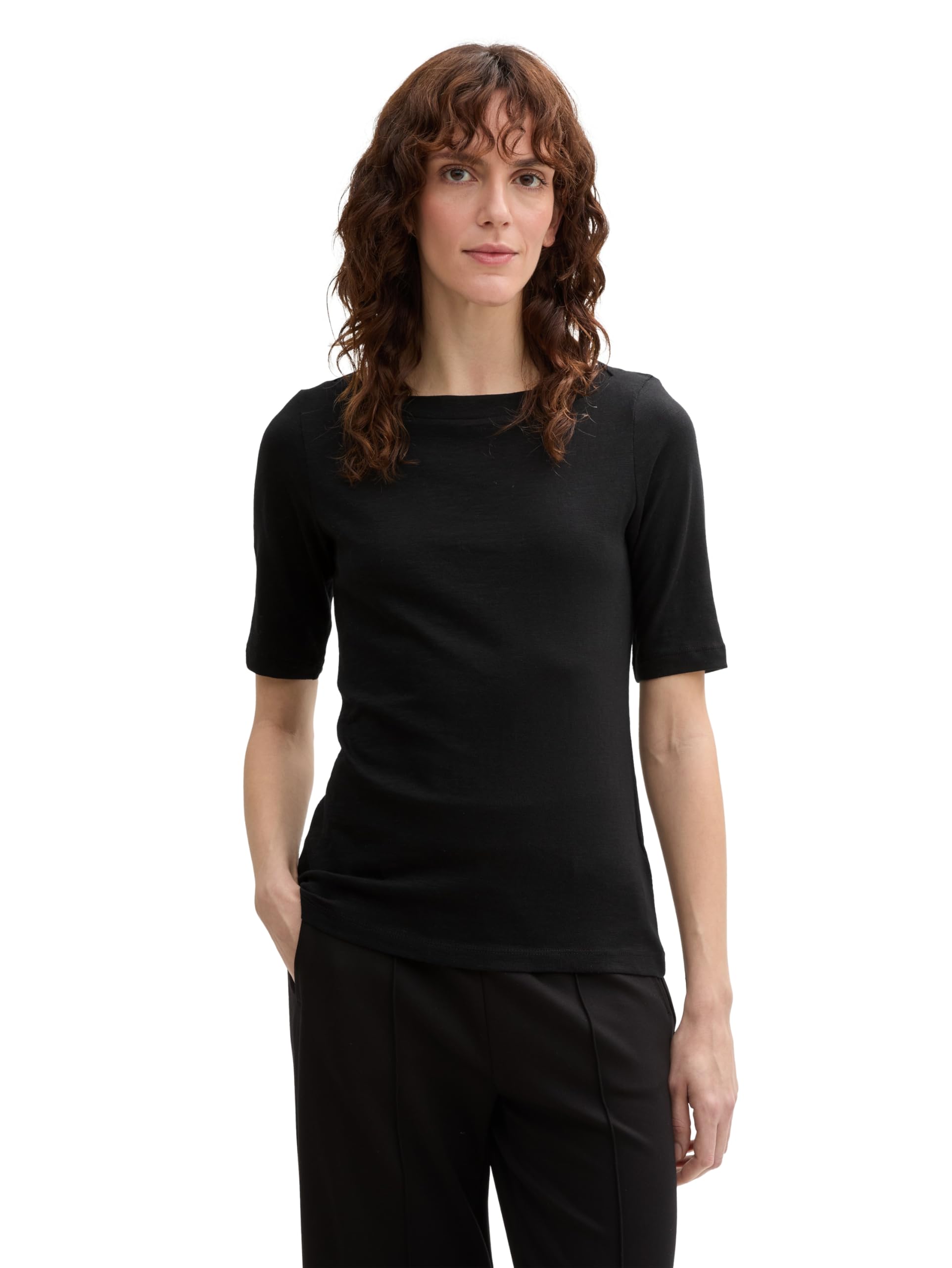 tom-tailor-t-shirt-mit-u-boot-ausschnitt-damen image 6