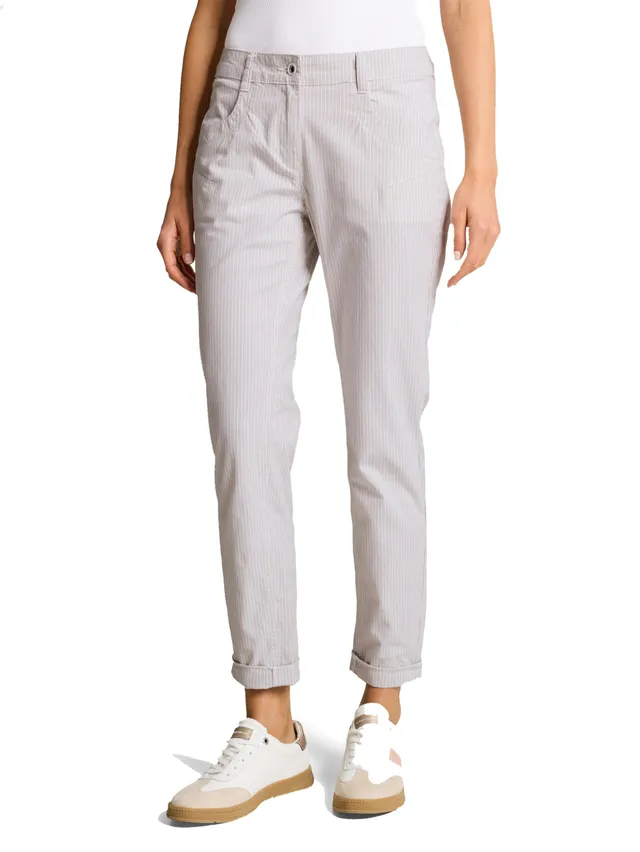 tom-tailor-damen-tttapered-relaxed-stoffhose-mit-streifen image 1