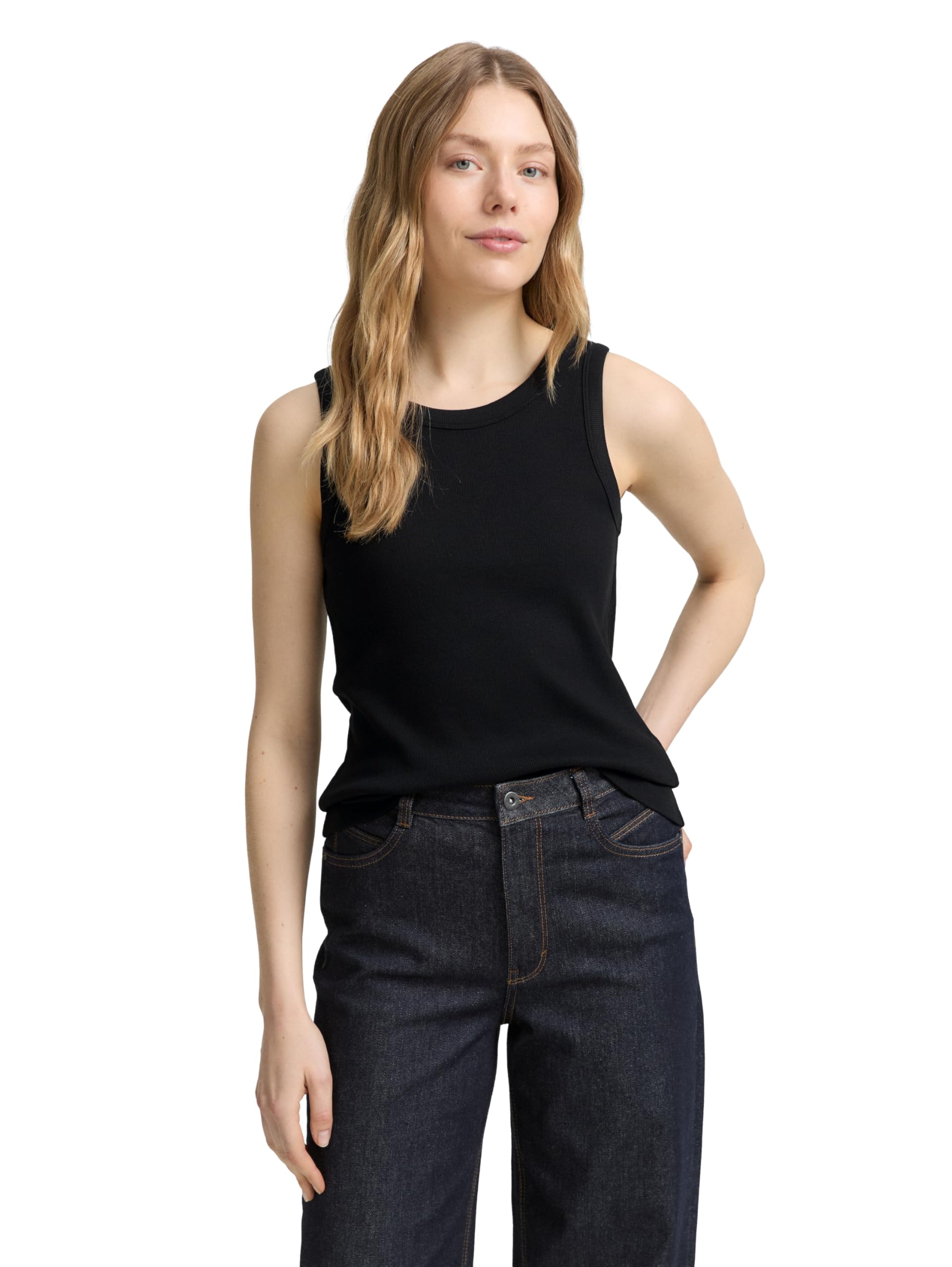 tom-tailor-damen-top-mit-rippstruktur image 6