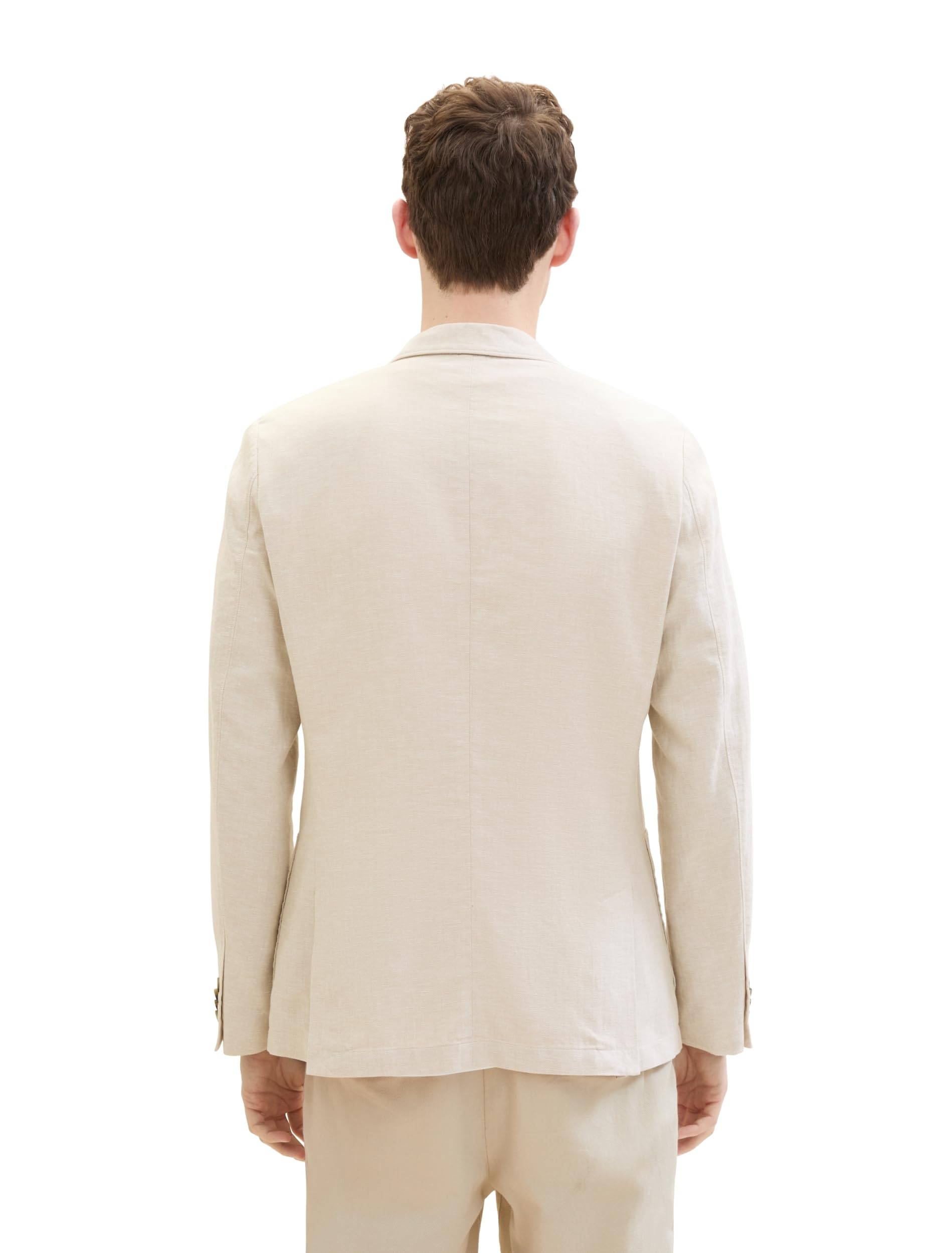 tom-tailor-herren-sakko-aus-leinen-35175-camel-beige-herringbone-gr-e-50 image 5
