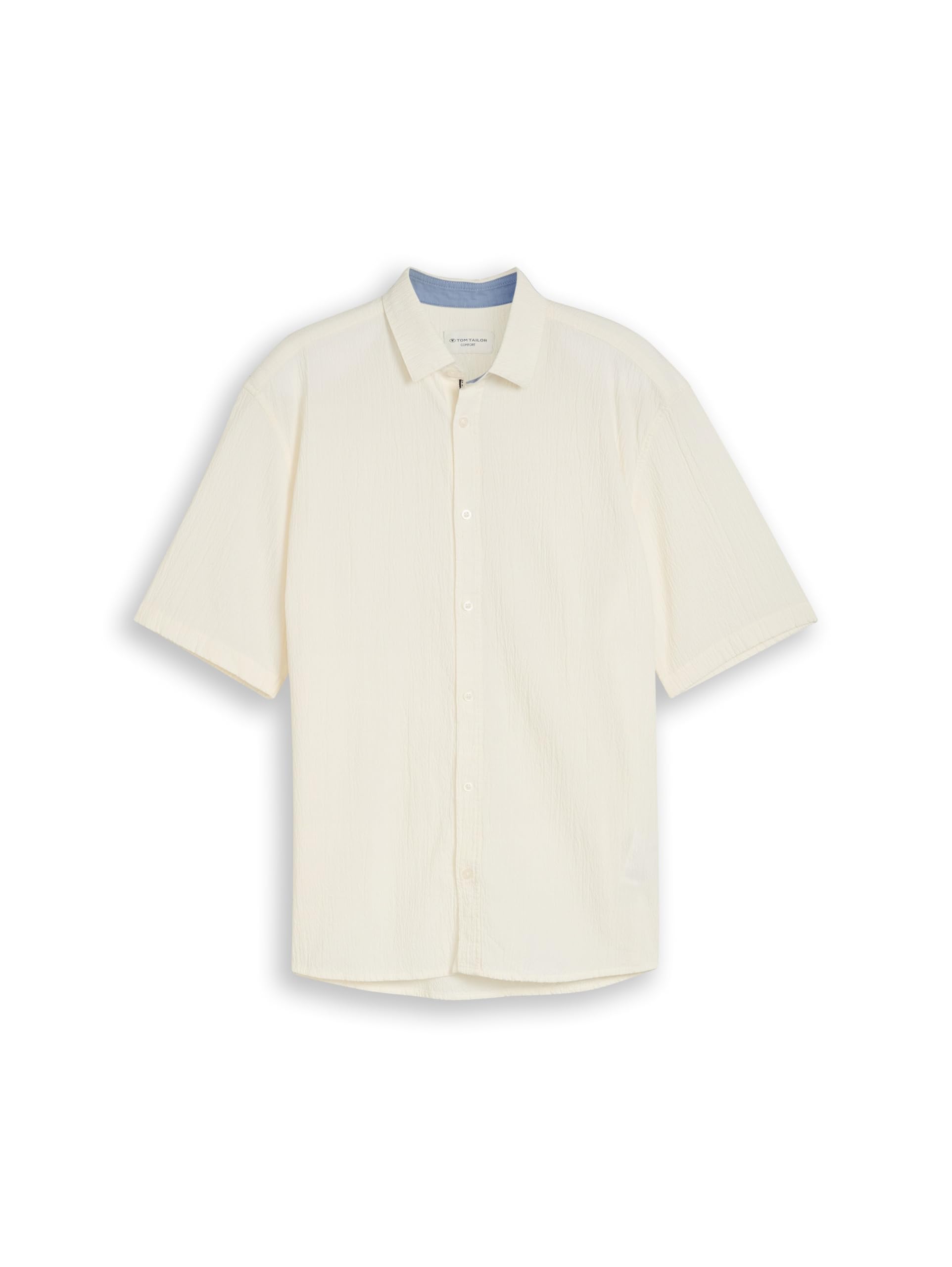 tom-tailor-herren-1050939-comfort-fit-seersucker-kurzarmhemd image 5