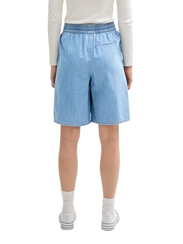tom-tailor-denim-damen-relaxed-fit-long-bermuda-jeans-shorts image 8