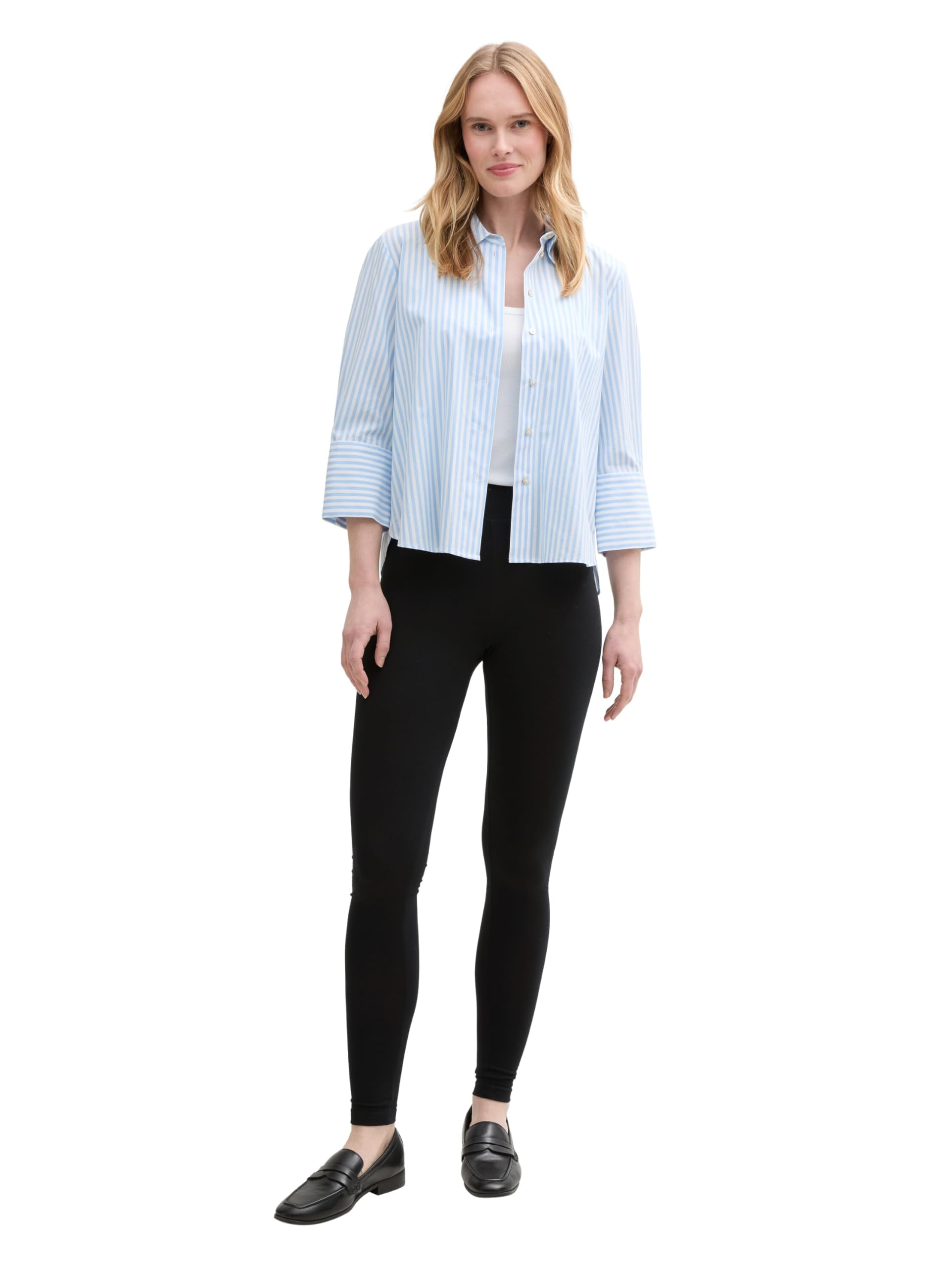 tom-tailor-damen-leggings-mit-elastischem-bund-bequeme-passform-1er-pack image 5