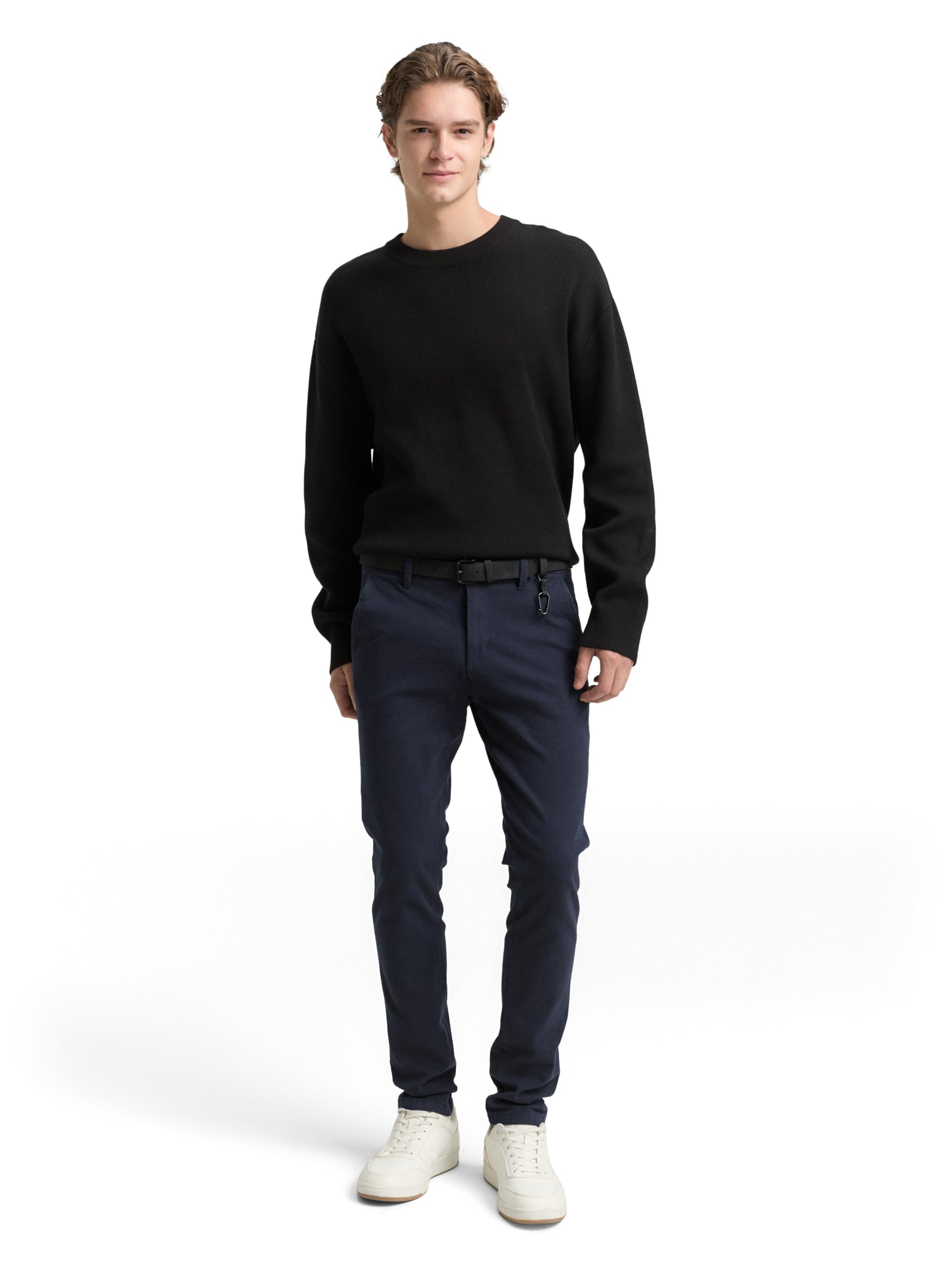 tom-tailor-denim-straight-fit-chino-herren-mit-g-rtel image 4