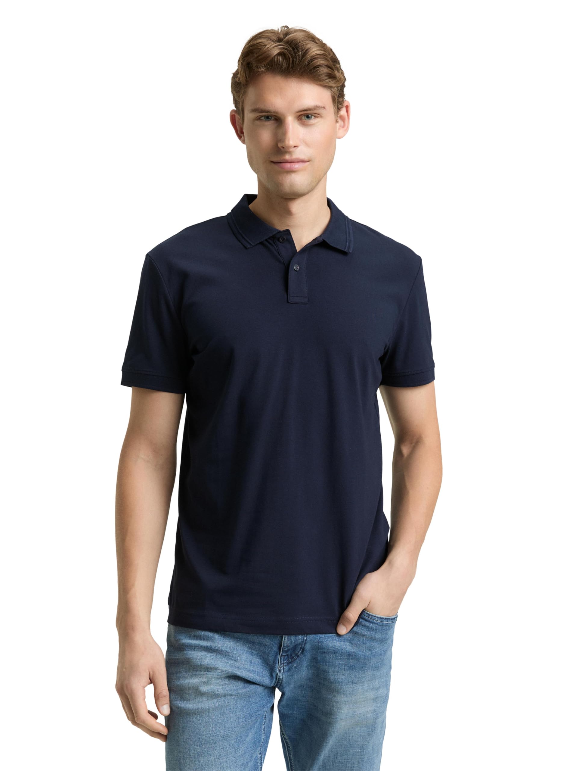 tom-tailor-herren-basic-fitted-poloshirt image 7