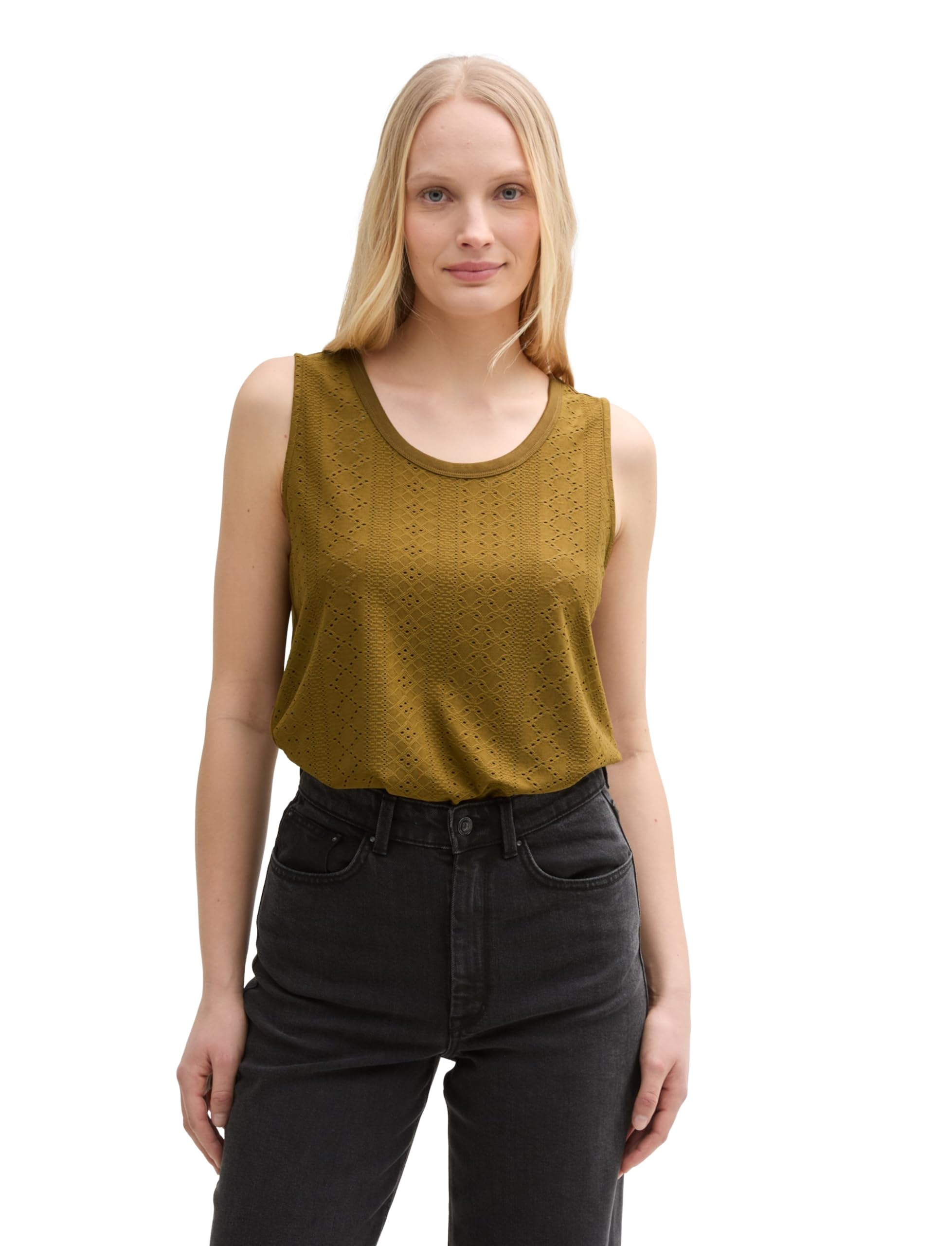 tom-tailor-damen-ajour-top-im-material-mix image 6