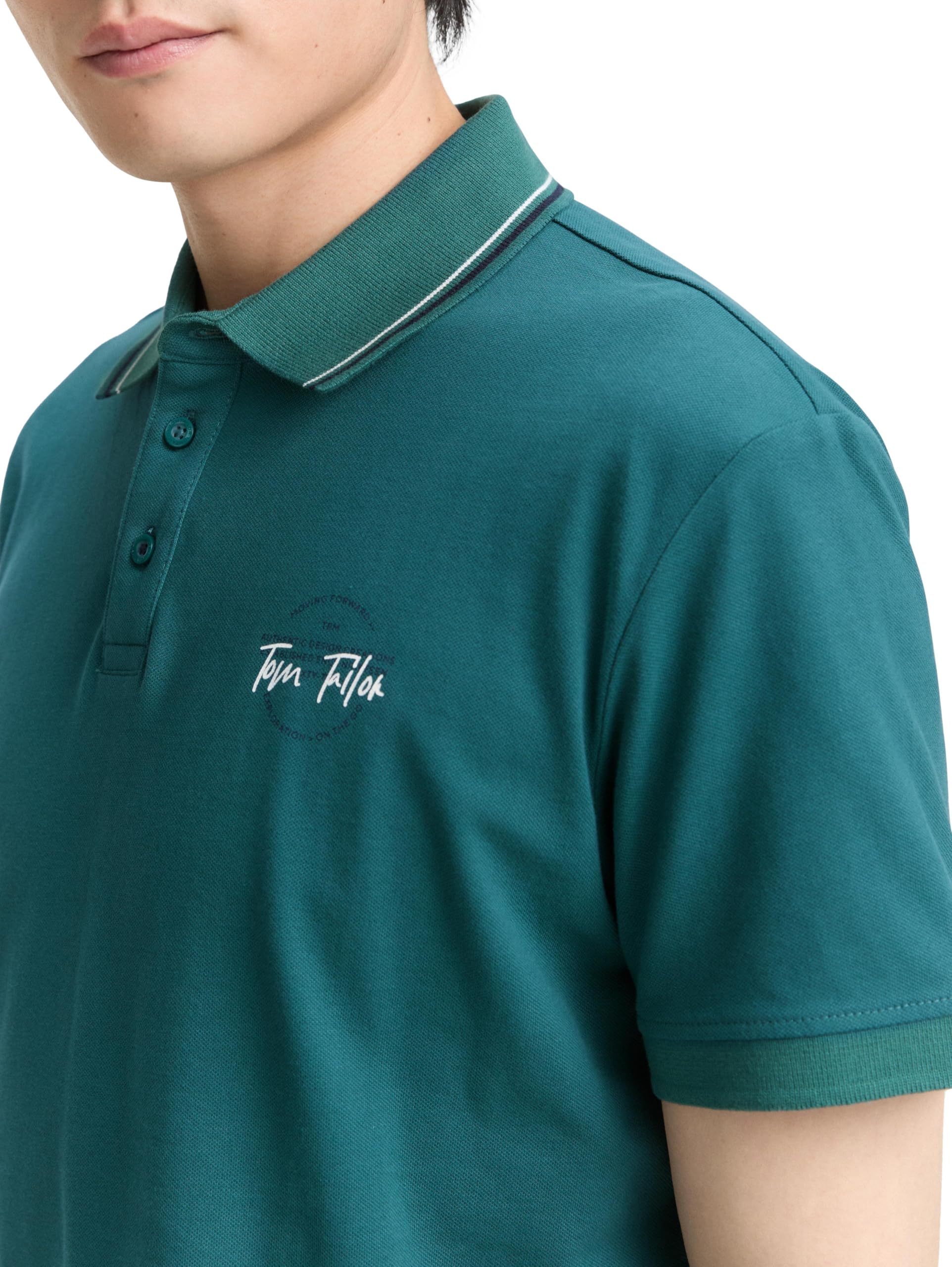 tom-tailor-herren-piqu-poloshirt-1047782-mit-print image 6
