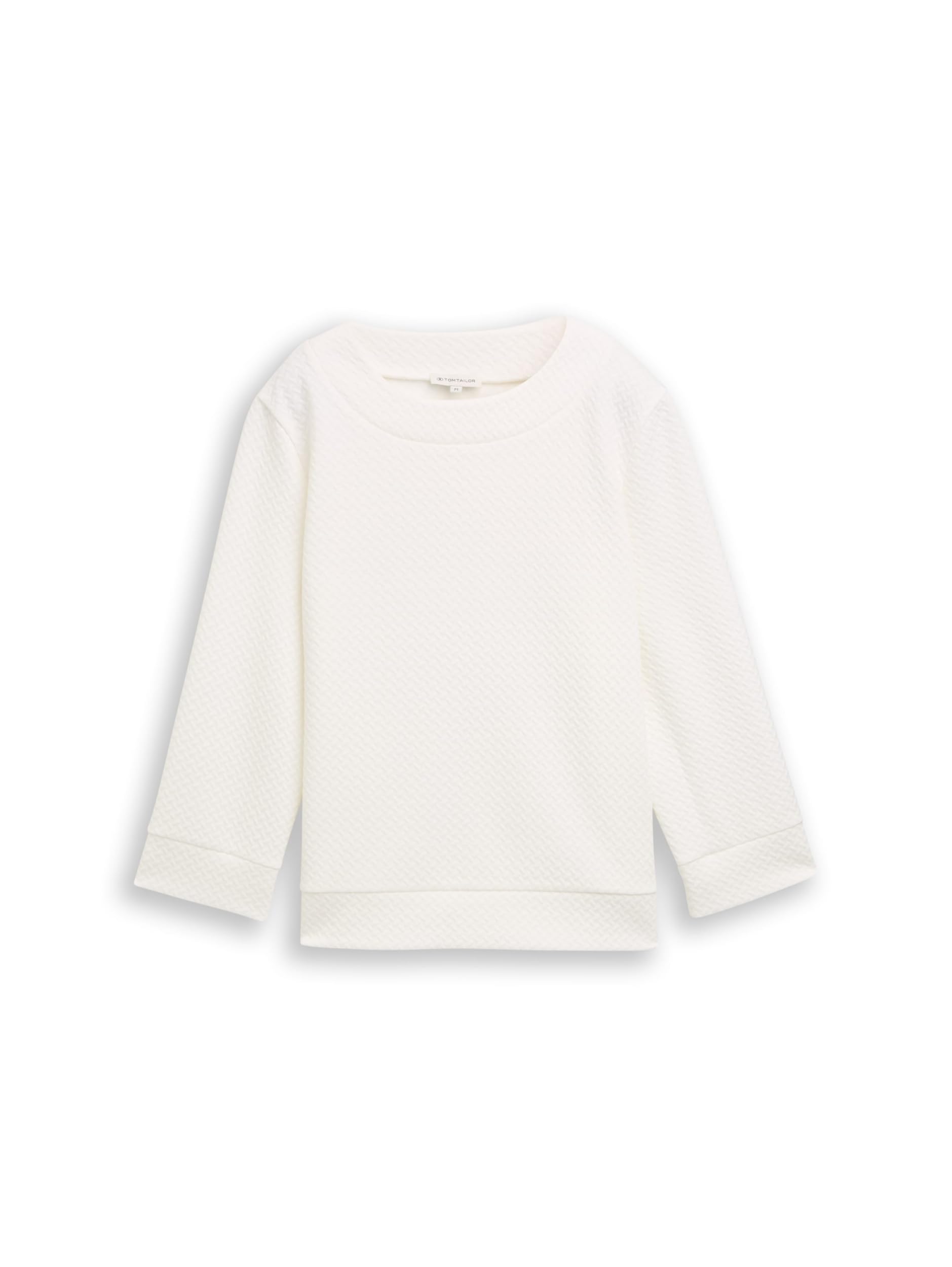 tom-tailor-damen-1049016-boxy-fit-sweatshirt-mit-7-8-arm image 1