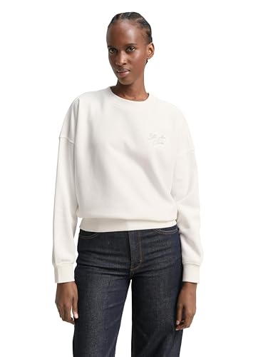 tom-tailor-denim-1049495-damen-sweatshirt-mit-glitzer-stickerei image 8