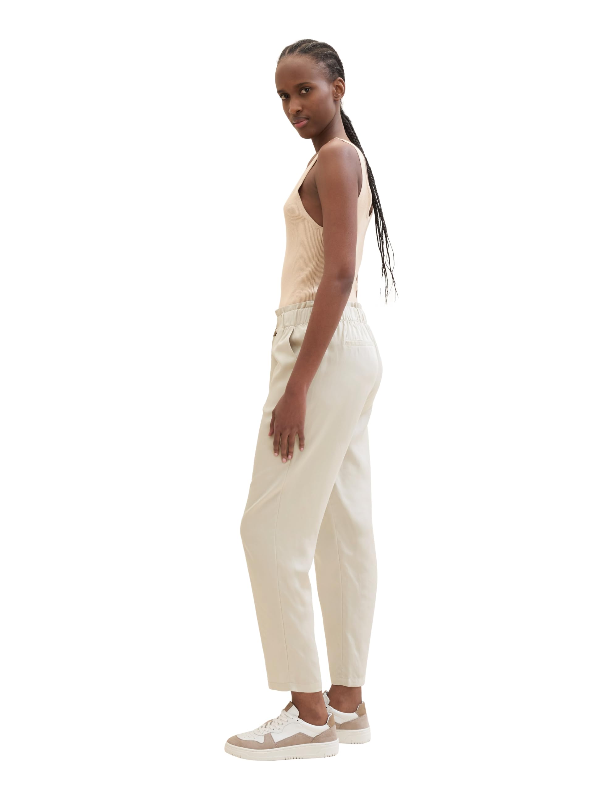 tom-tailor-denim-damen-paperbag-hose-mit-bindeg-rtel-1040804-hohe-taille-locker- image 6