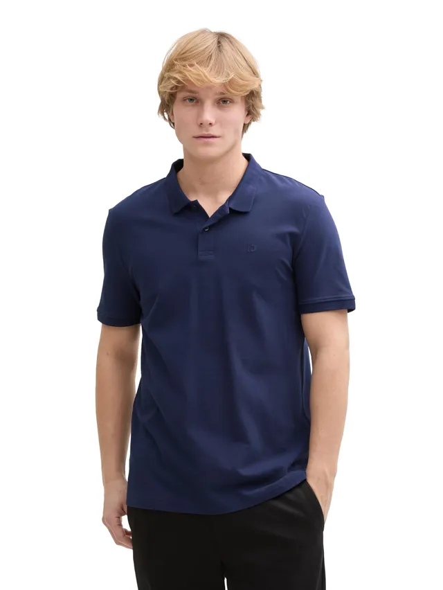 tom-tailor-denim-herren-piqu-poloshirt-aus-baumwolle image 1