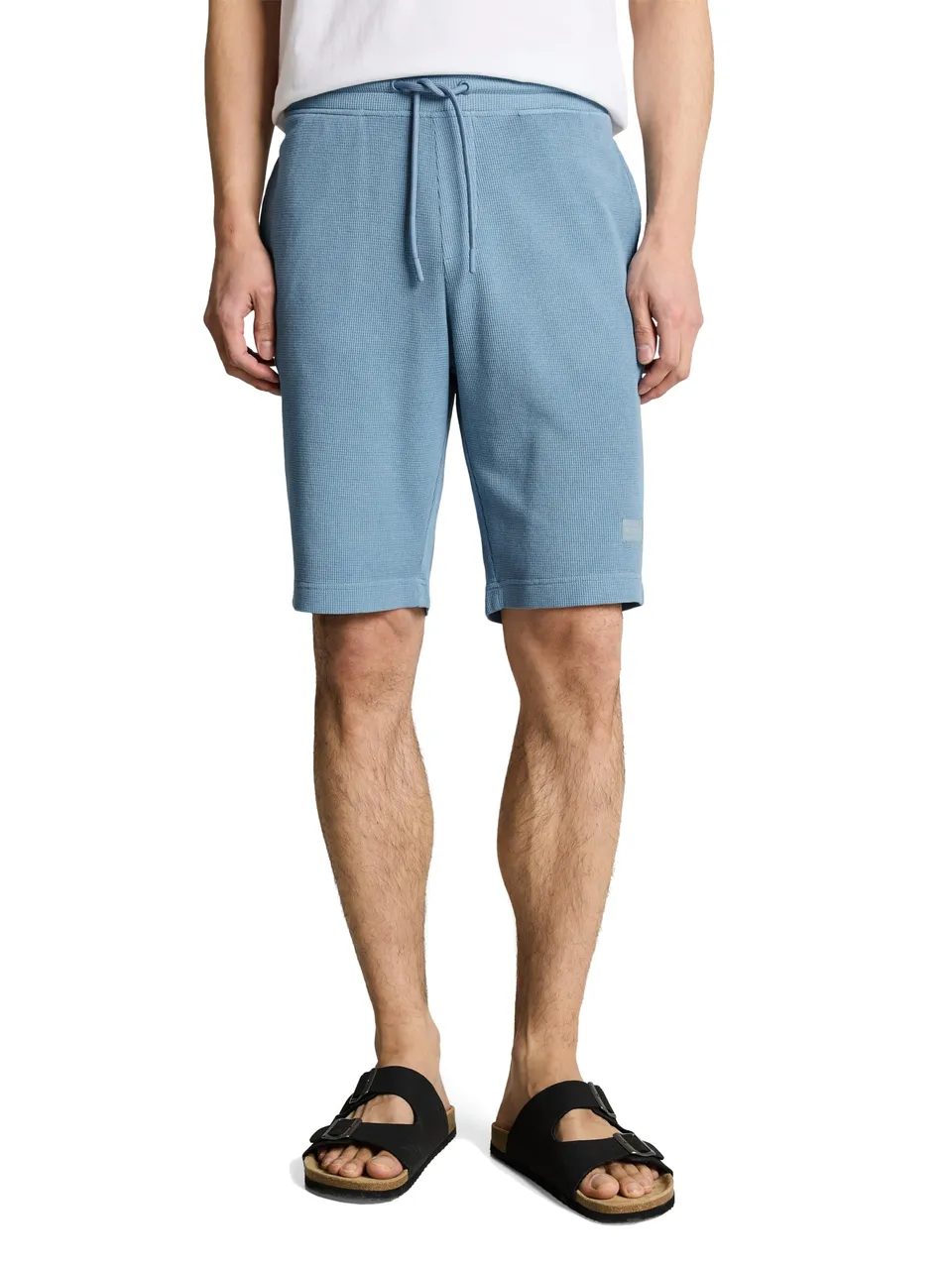 tom-tailor-herren-sweatshorts-waffel-struktur image 1