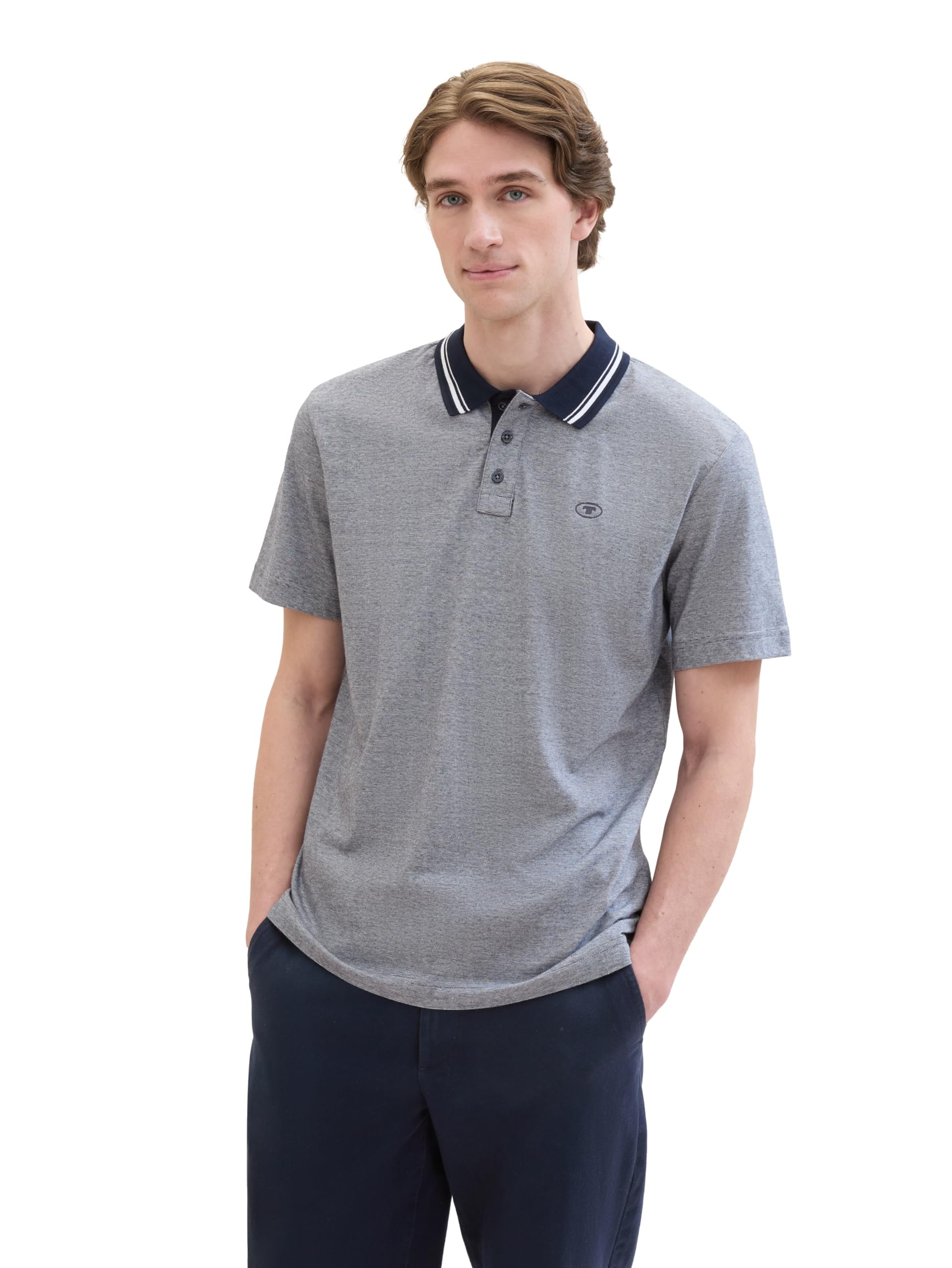 tom-tailor-herren-basic-poloshirt-mit-streifen image 8