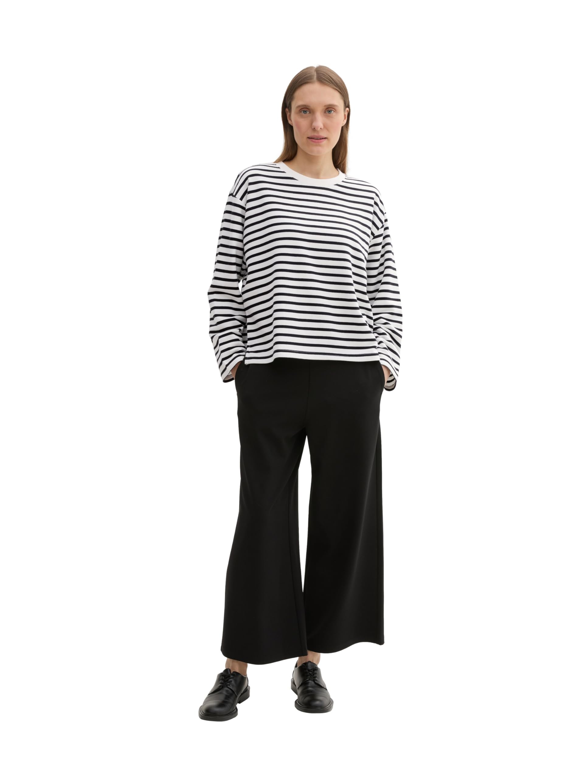 tom-tailor-1044626-sweatshirt-mit-streifen-damen image 2
