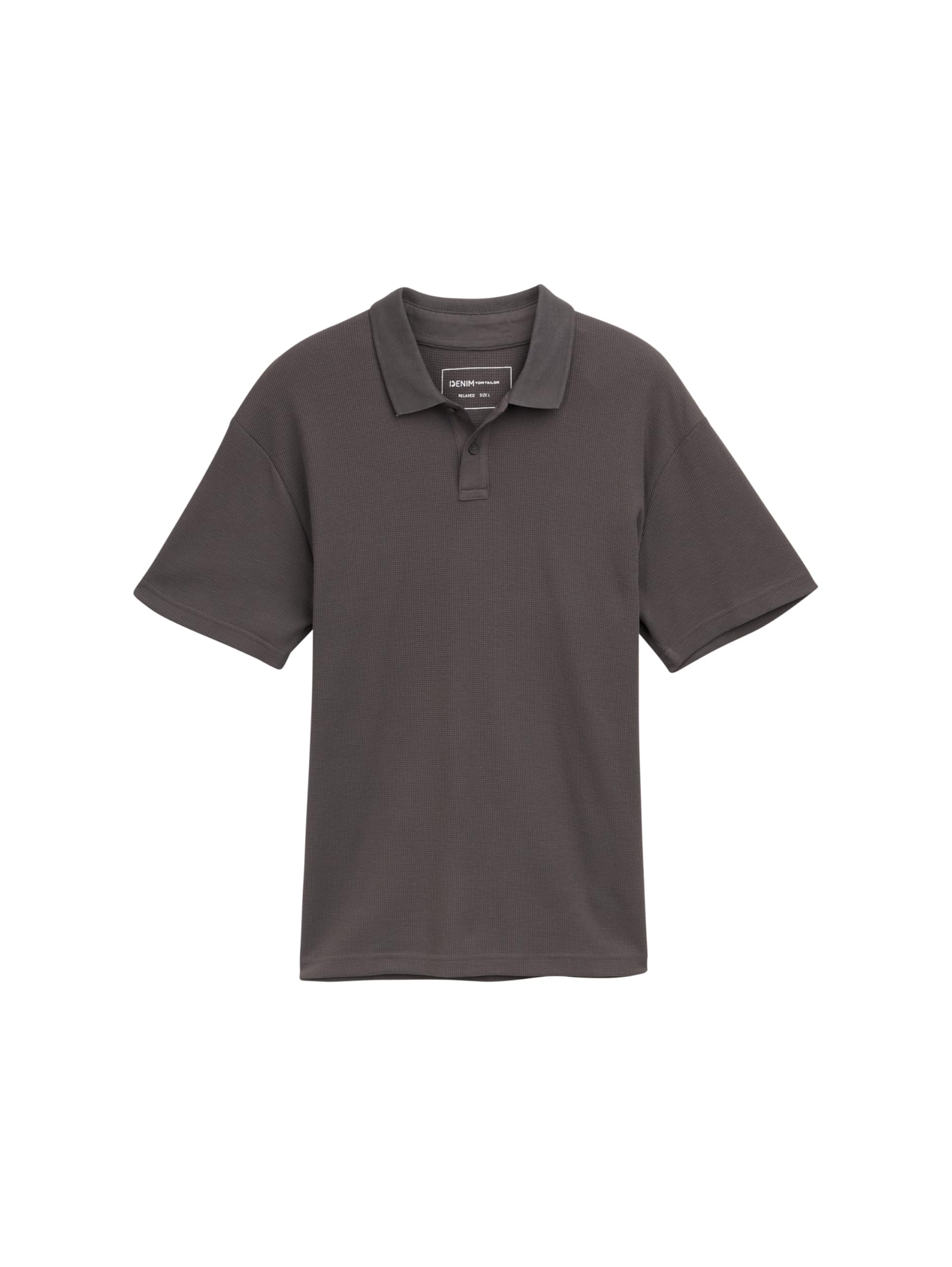 tom-tailor-denim-herren-relaxed-fit-poloshirt-mit-waffelstruktur image 4