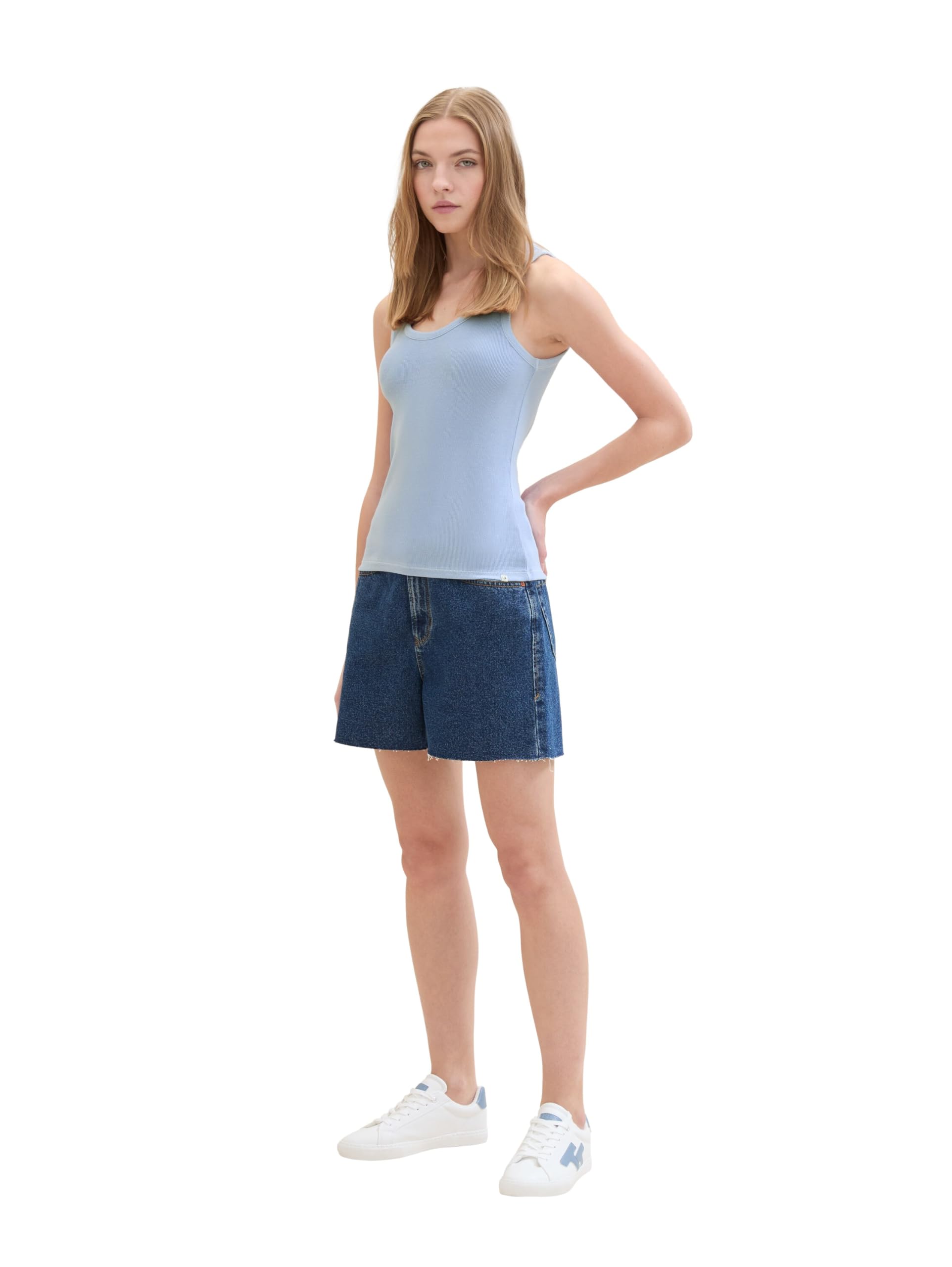 tom-tailor-denim-mom-high-waist-jeans-shorts-damen image 2