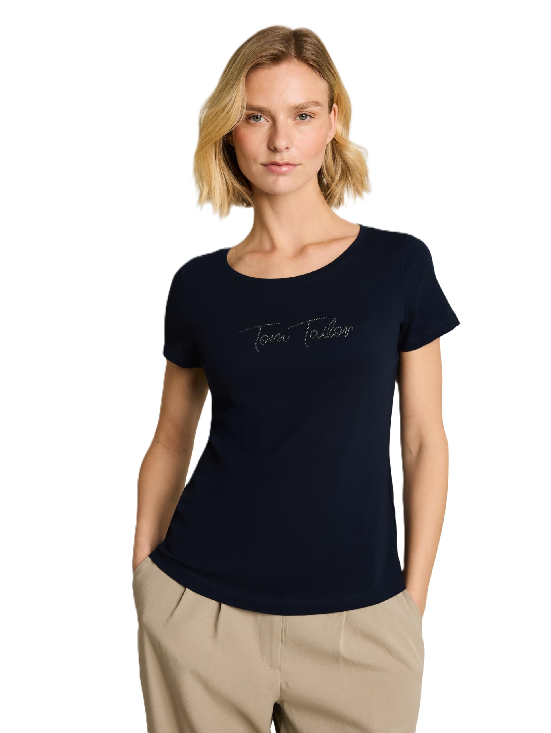 tom-tailor-damen-t-shirt-basic-regular-fit image 8
