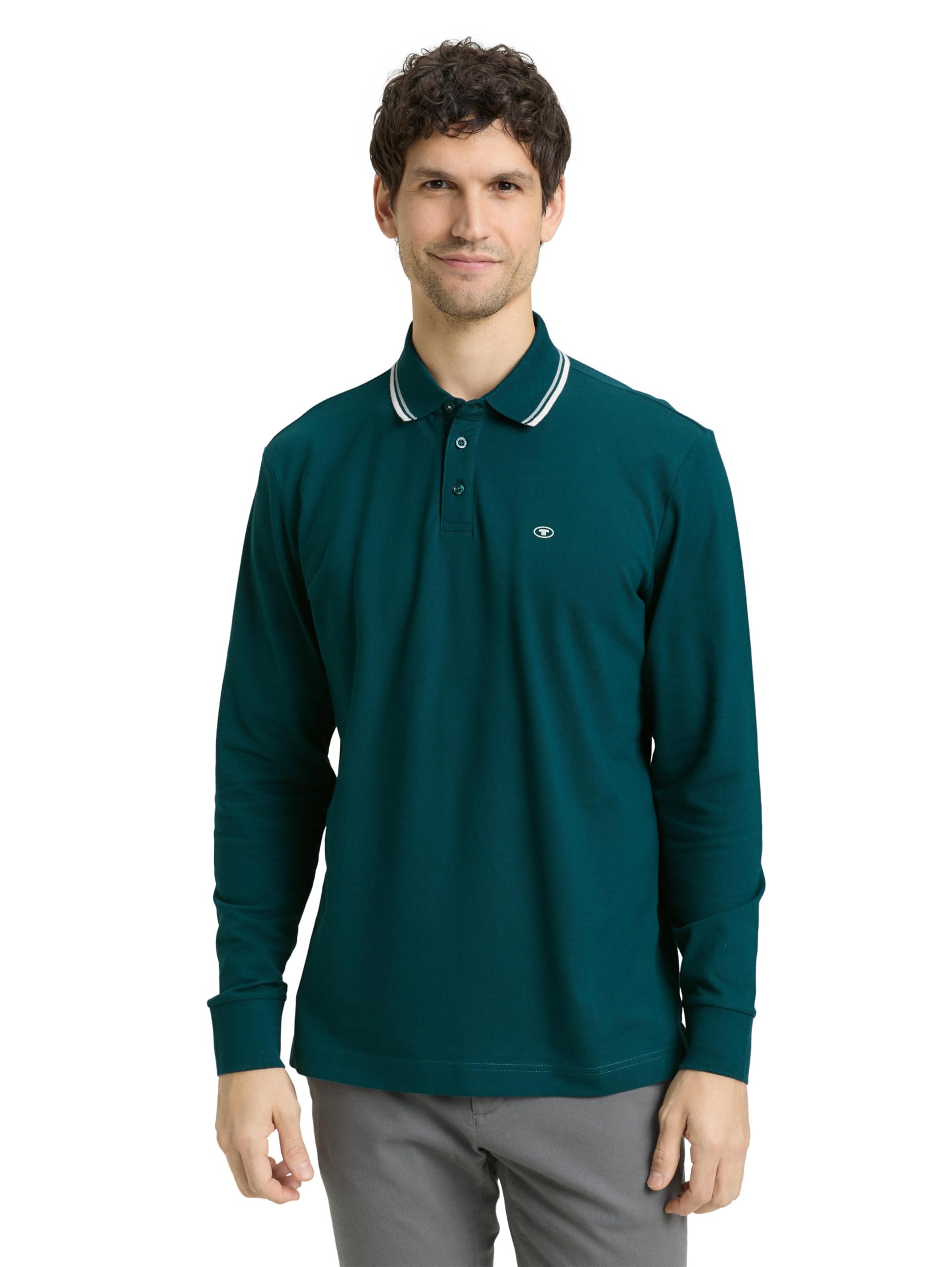 tom-tailor-herren-piqu-langarmpolo image 6