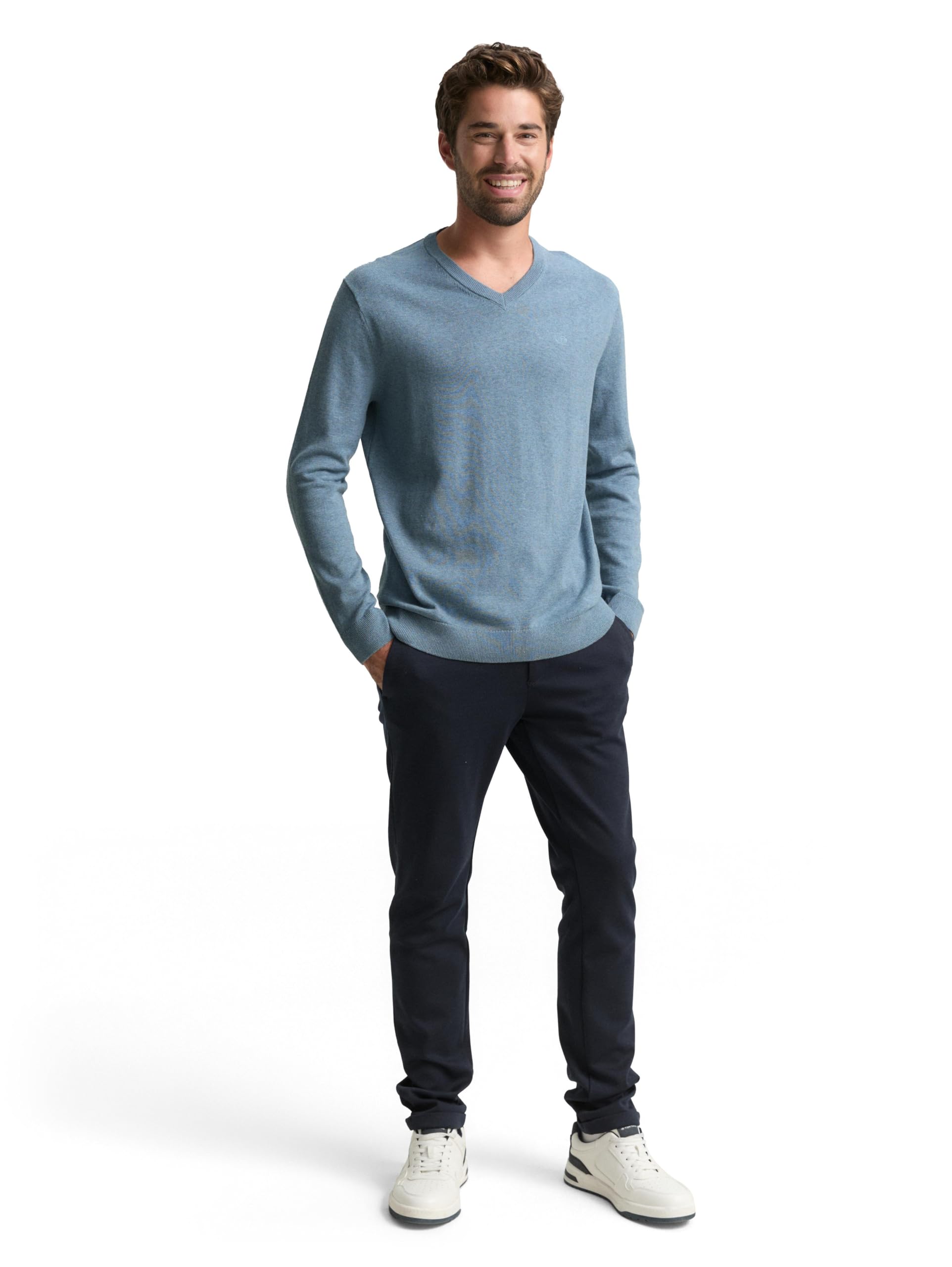 tom-tailor-1039811-herren-strickpullover-mit-v-ausschnitt image 2
