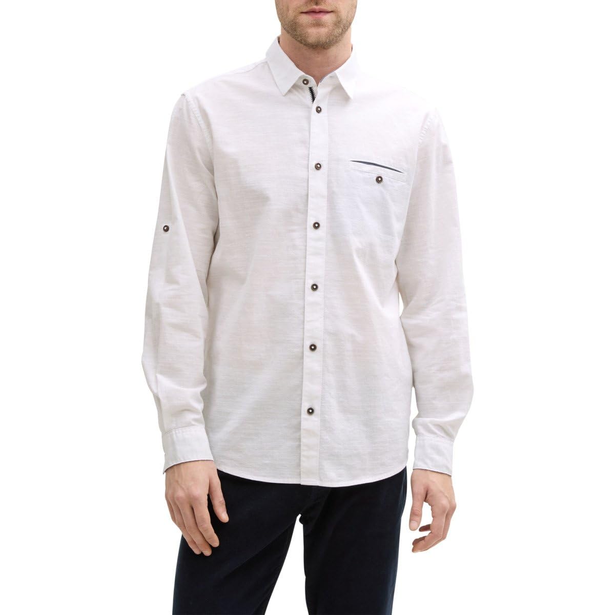 tom-tailor-herren-hemd-1045075-fitted-fit-1er-pack image 4