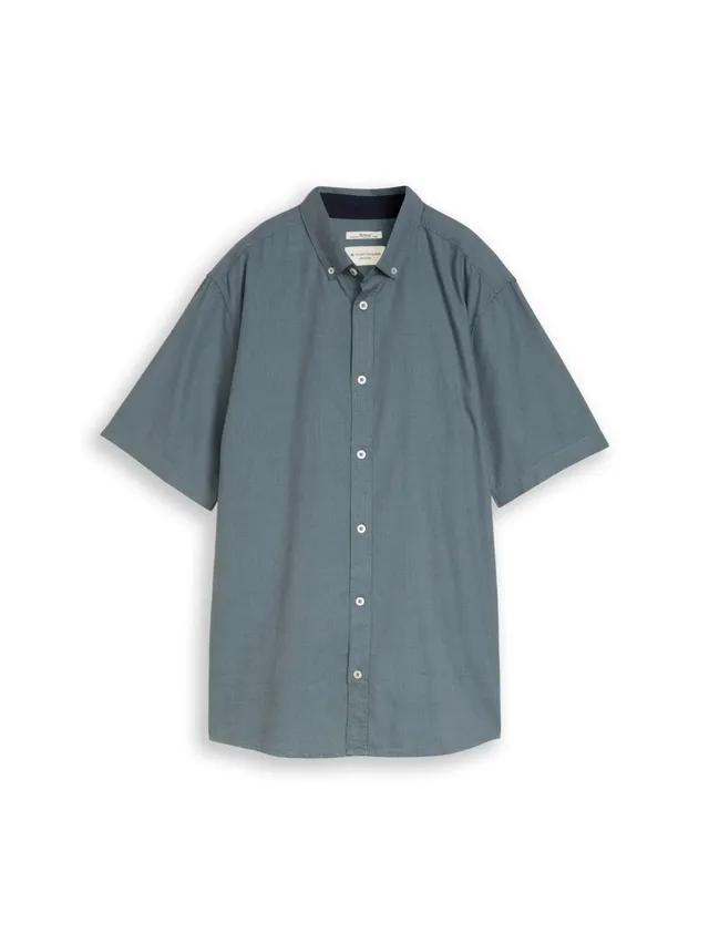 tom-tailor-herren-1049600-regular-fit-kurzarmhemd-popeline image 1