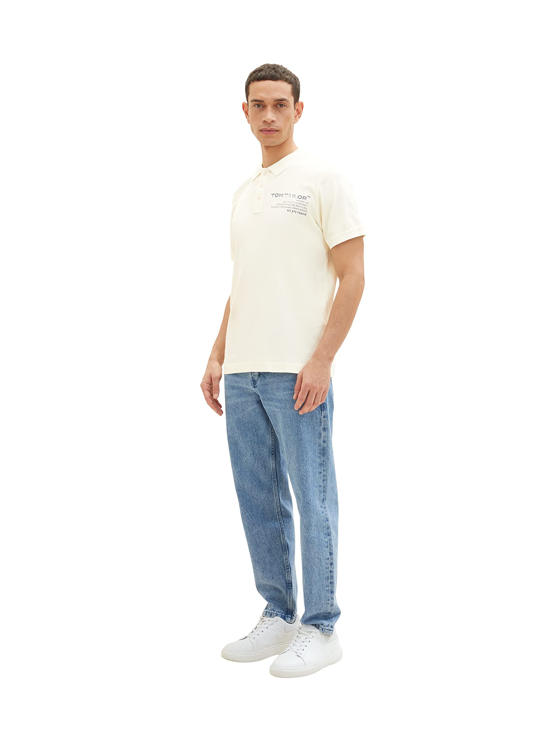 tom-tailor-herren-poloshirt-im-washed-look-regular-fit-polo image 2
