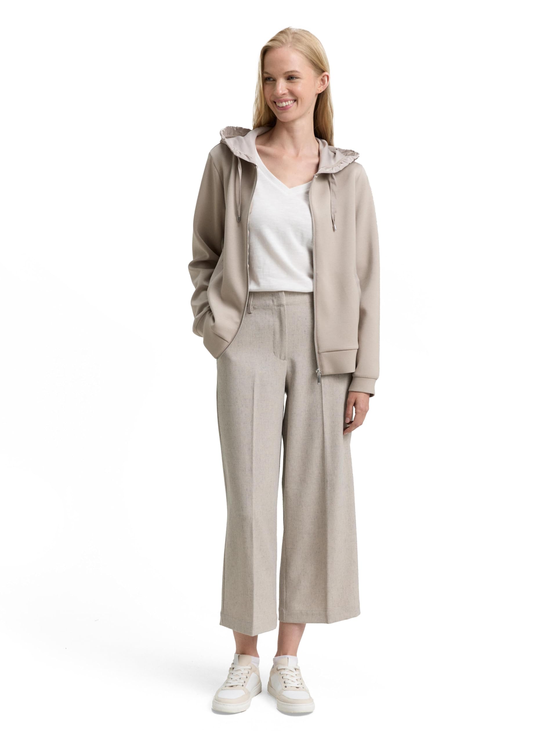 tom-tailor-damen-hoodie-sweatjacke-scuba image 2