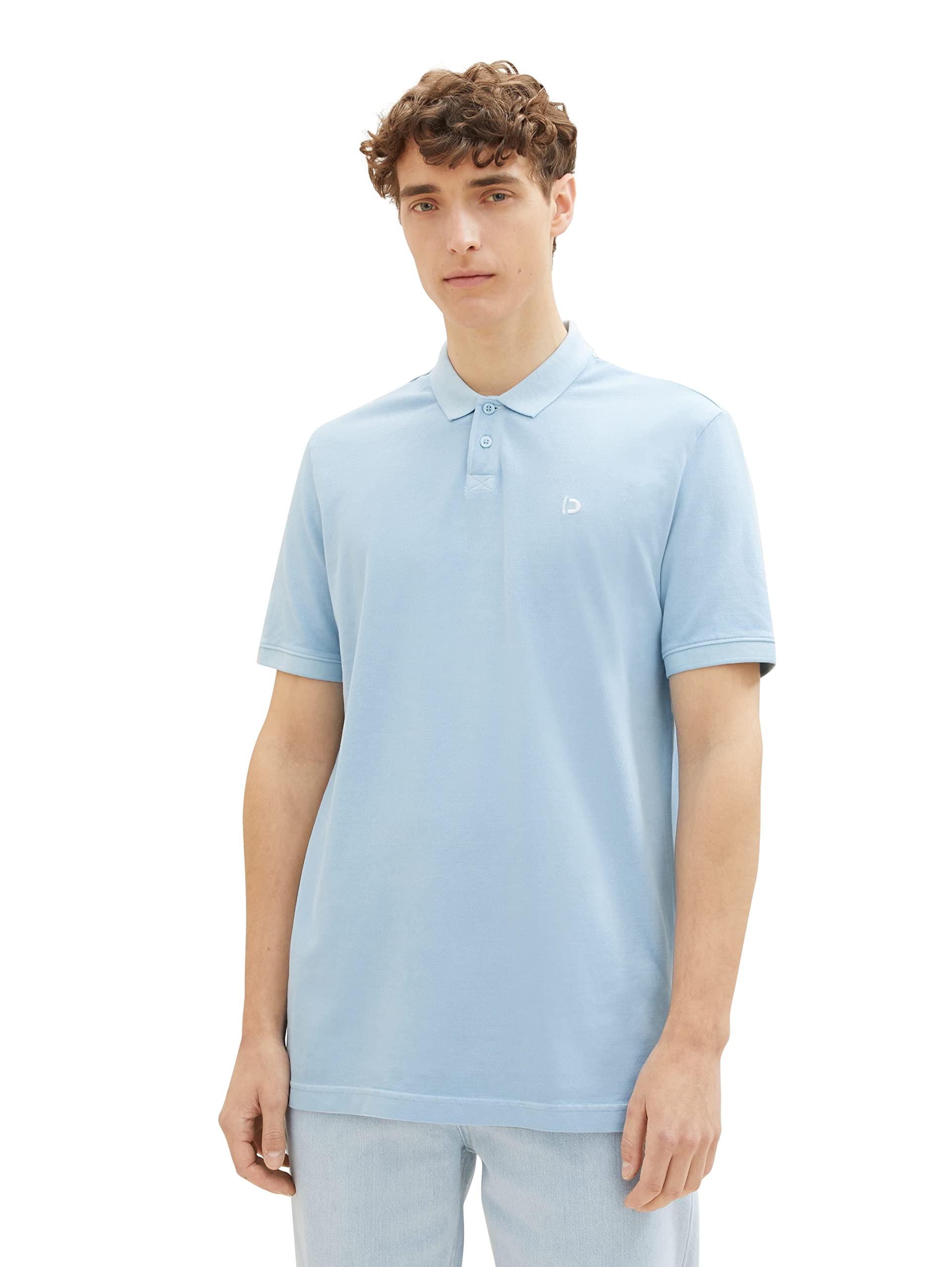 tom-tailor-denim-herren-overdye-poloshirt-mit-logo-stickerei image 8