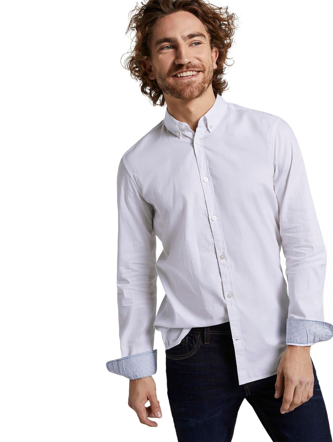 tom-tailor-herren-slim-fit-hemd-aus-baumwolle image 2
