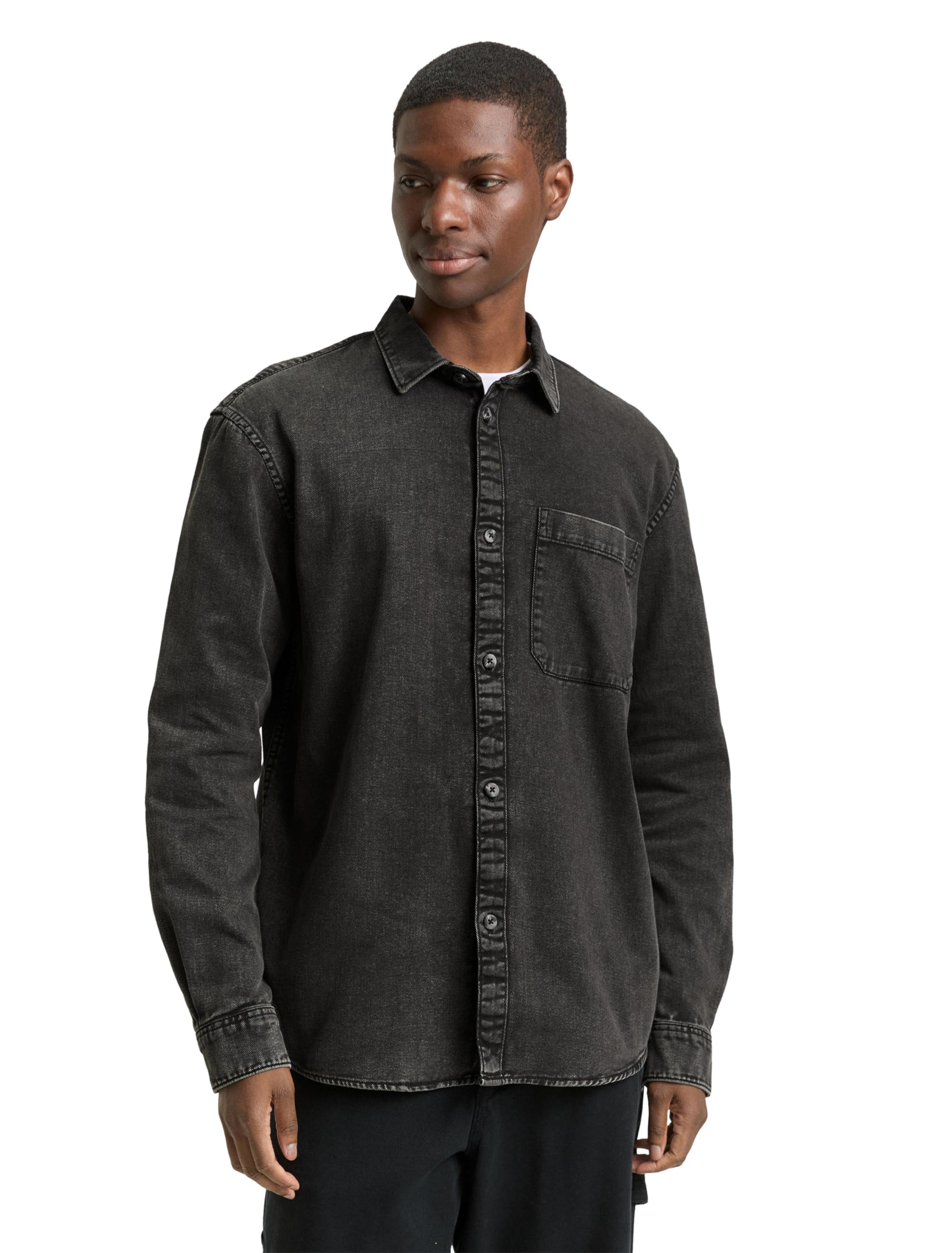 tom-tailor-denim-herren-relaxed-fit-garment-dye-overshirt-hemd-1045179 image 7