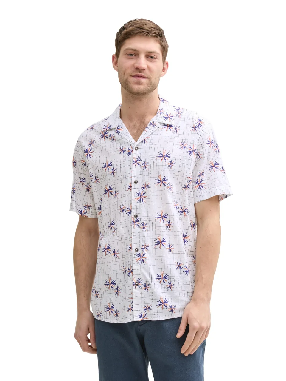 tom-tailor-herren-kurzarmhemd-mit-muster image 1