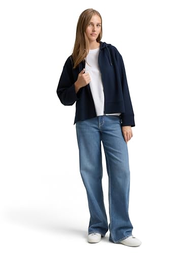 tom-tailor-denim-1048331-loose-fit-scuba-hoodie-sweatjacke-damen image 7