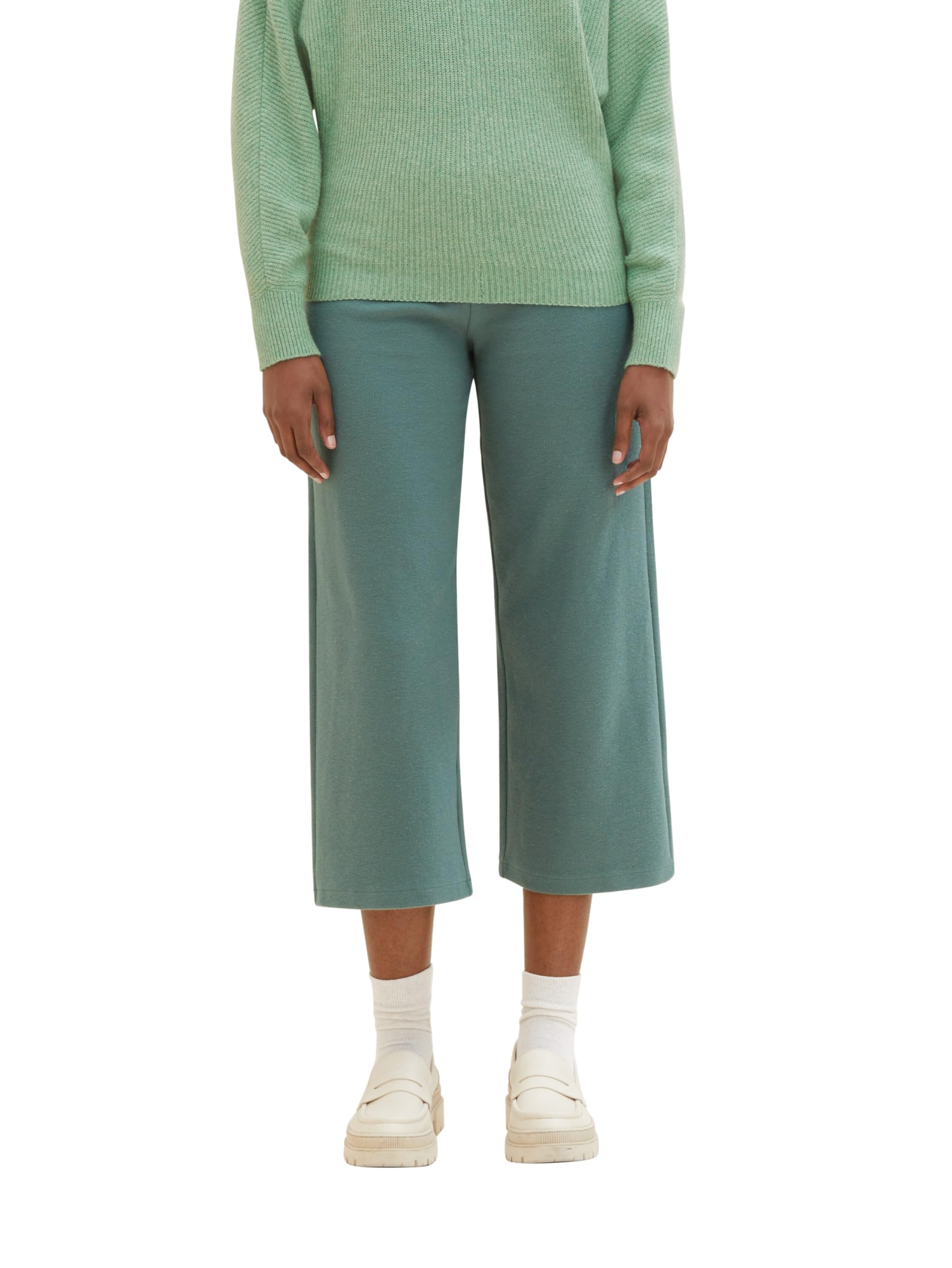 tom-tailor-denim-damen-basic-culotte-mit-rippstruktur image 7