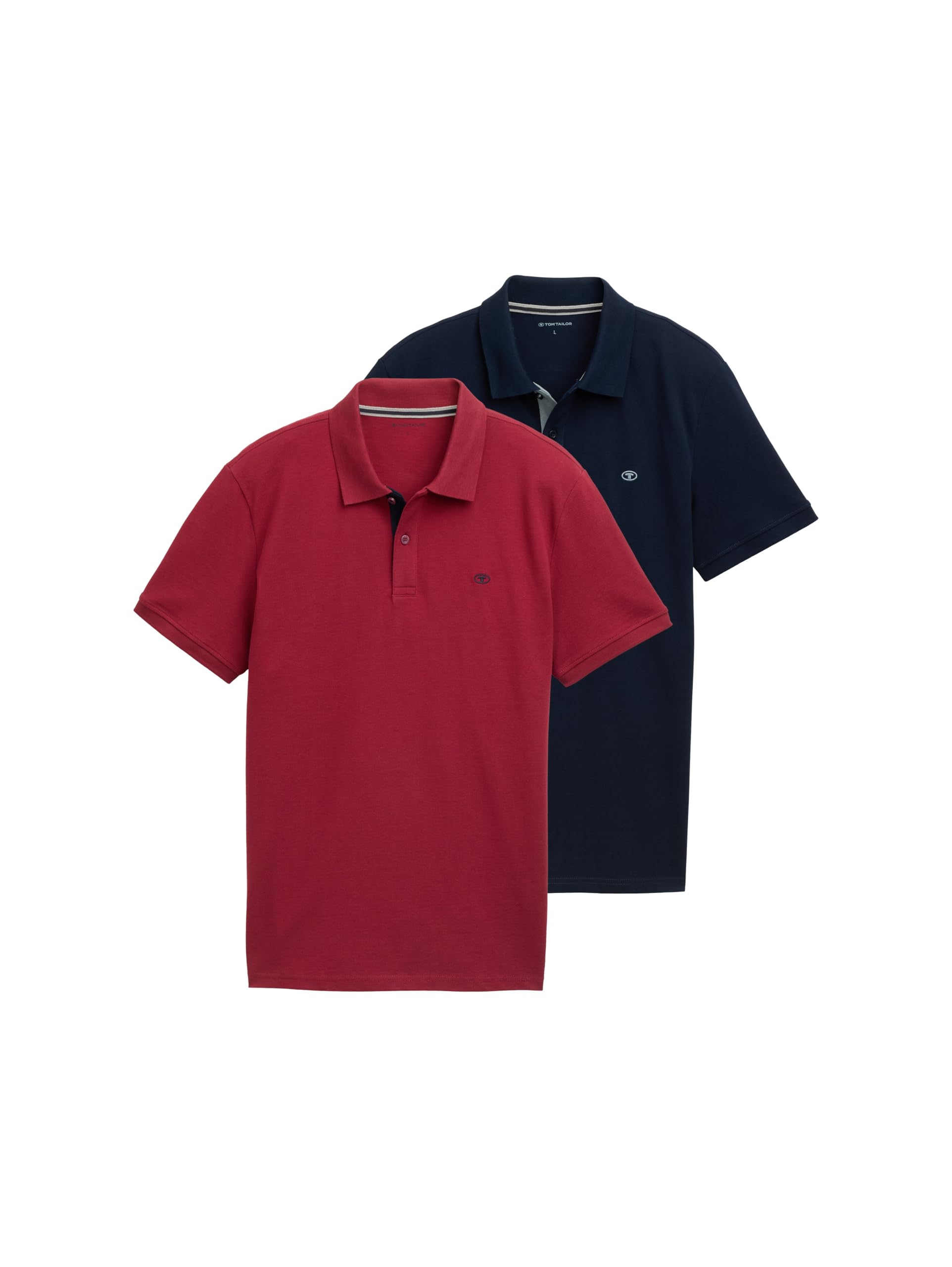 tom-tailor-herren-doppelpack-poloshirt-basic-mit-logo-print-2er-set image 7