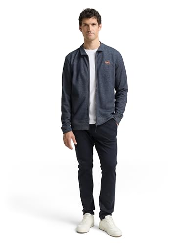 tom-tailor-1049523-herren-sweatjacke-in-melange-optik image 7