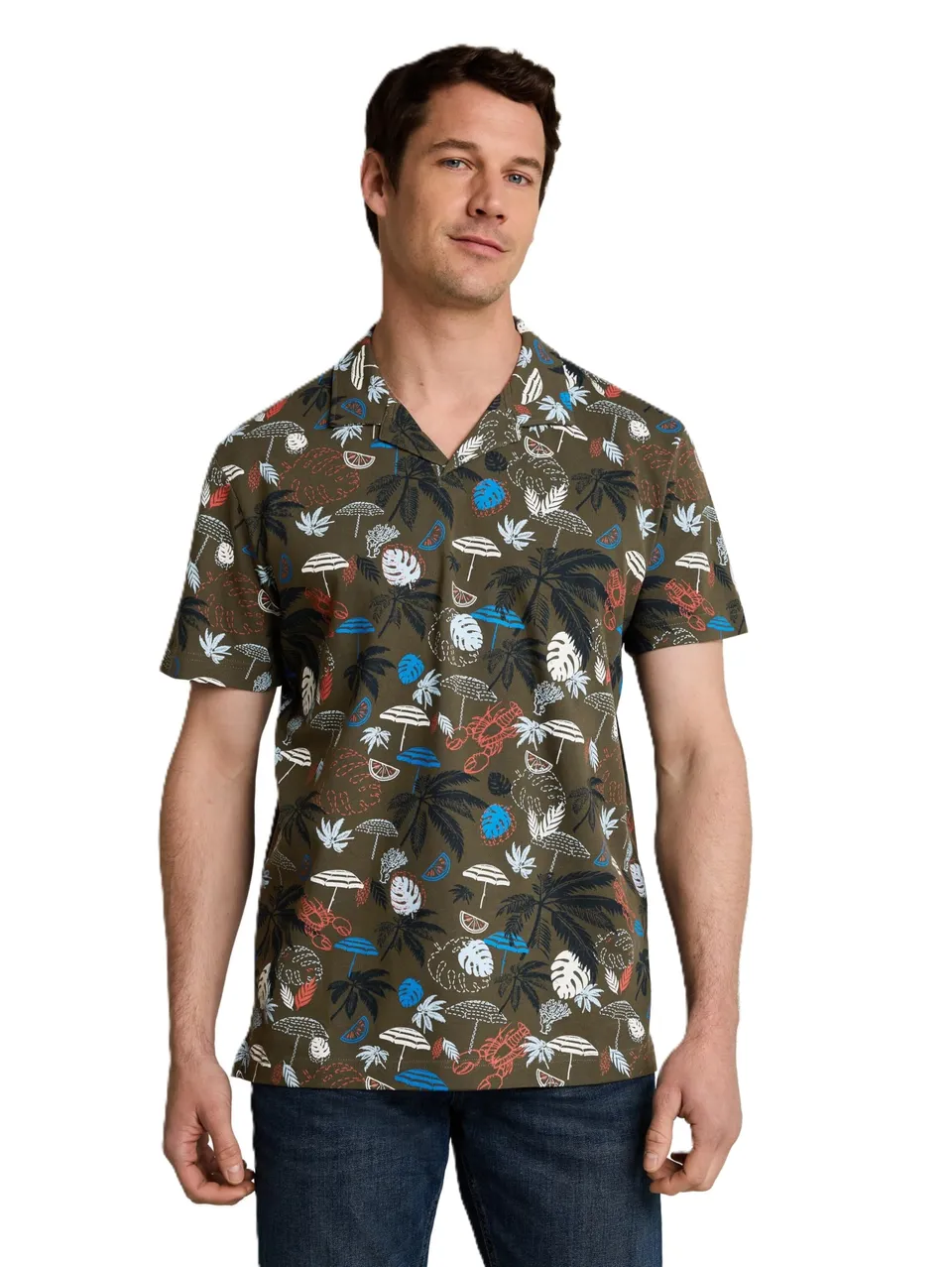 tom-tailor-herren-1051177-piqu-poloshirt-mit-allover-print image 1