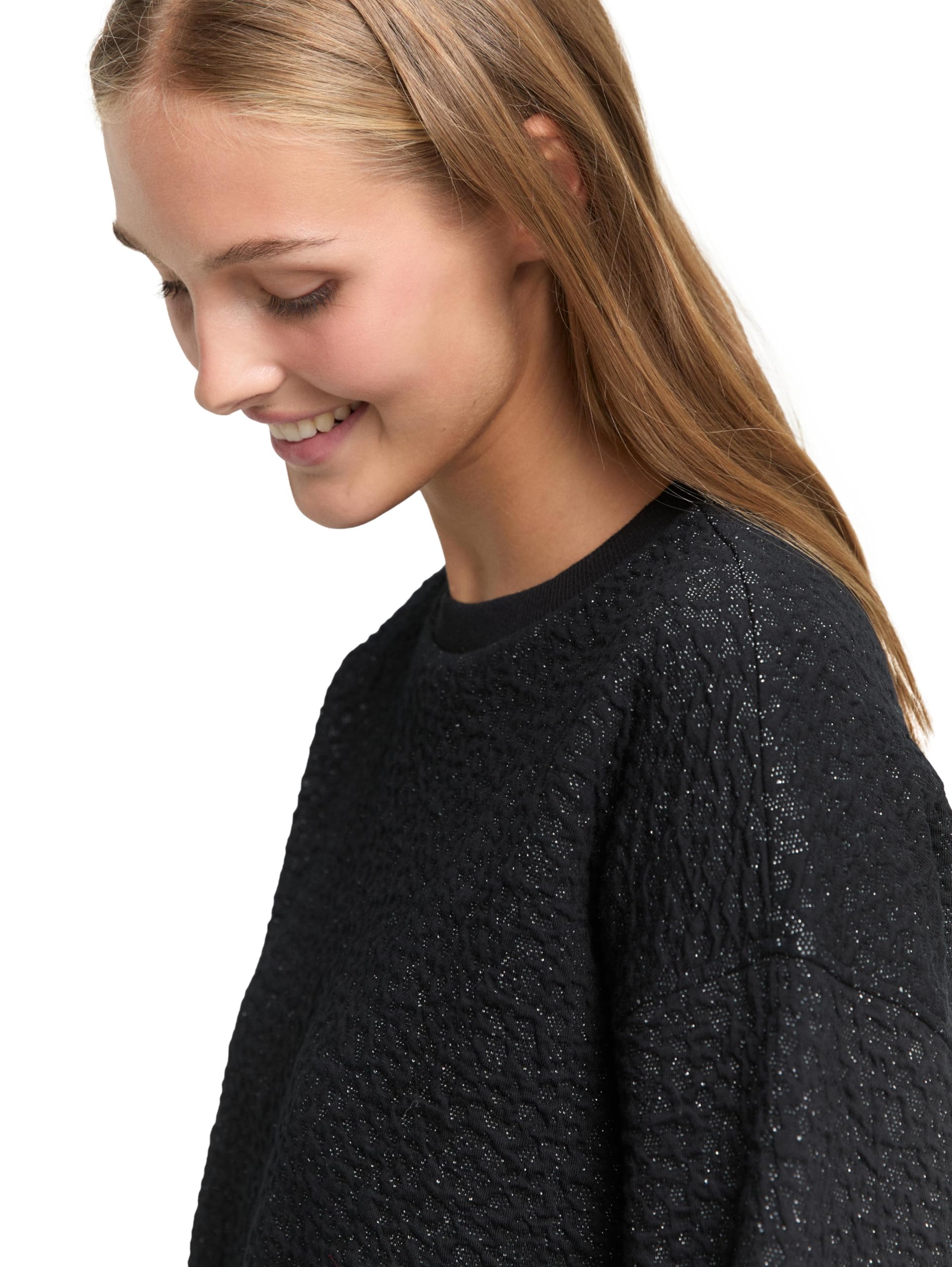tom-tailor-denim-damen-1049055-sweatshirt-mit-glitzer-effekt image 4