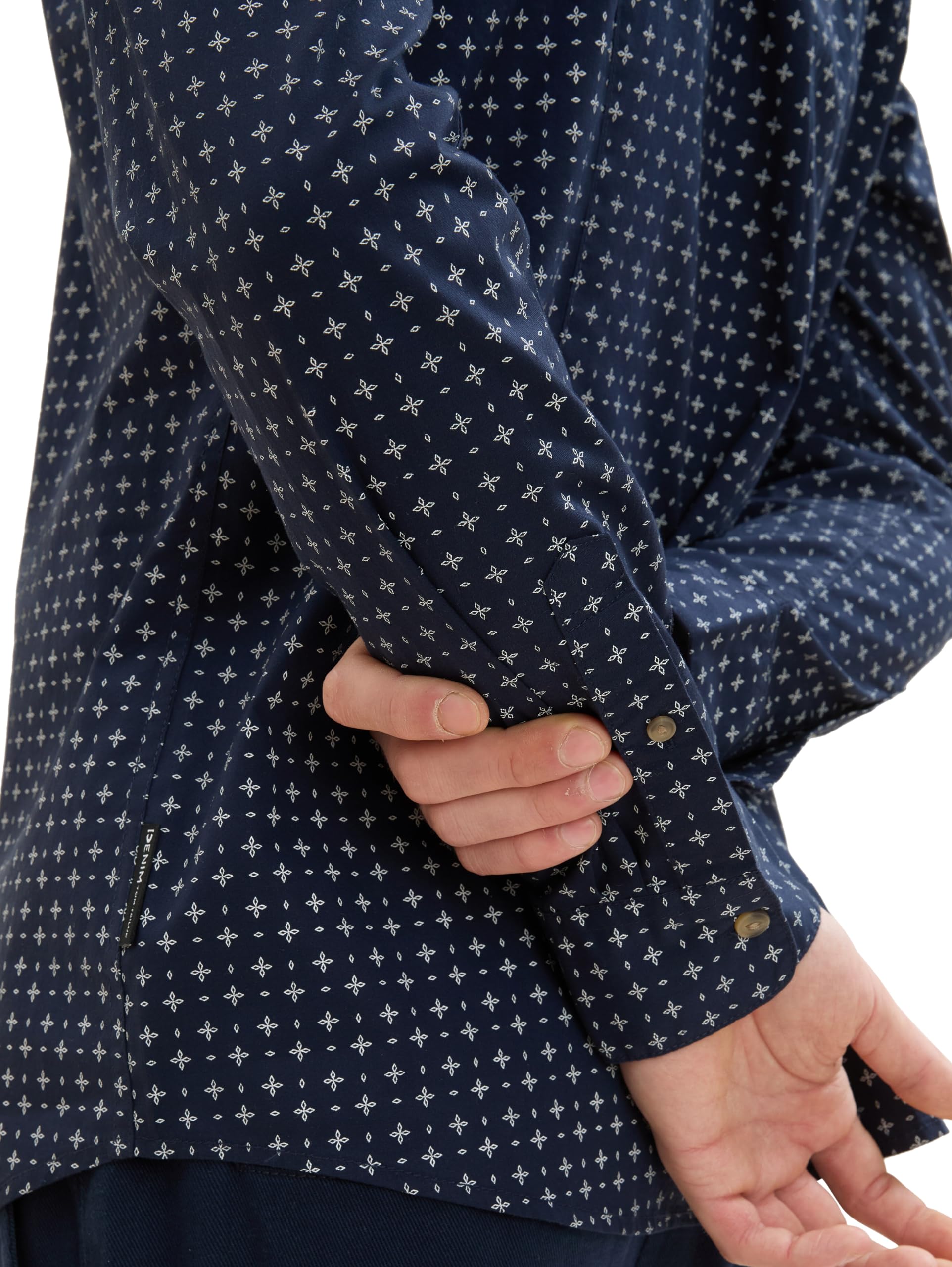 tom-tailor-denim-herren-hemd-fitted-printed-slim-fit image 6
