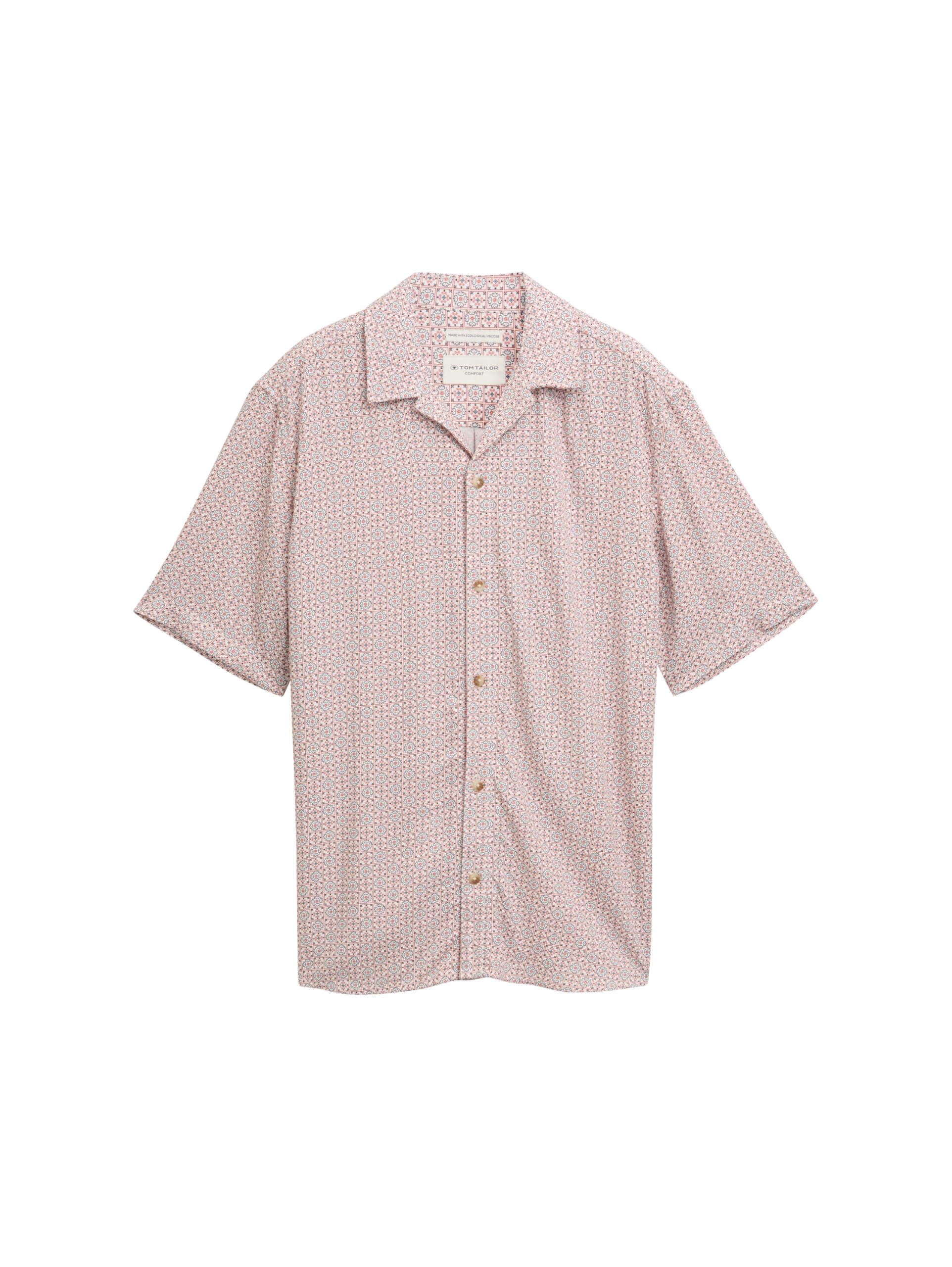 tom-tailor-herren-comfort-fit-kurzarmhemd-im-hawaii-look image 6