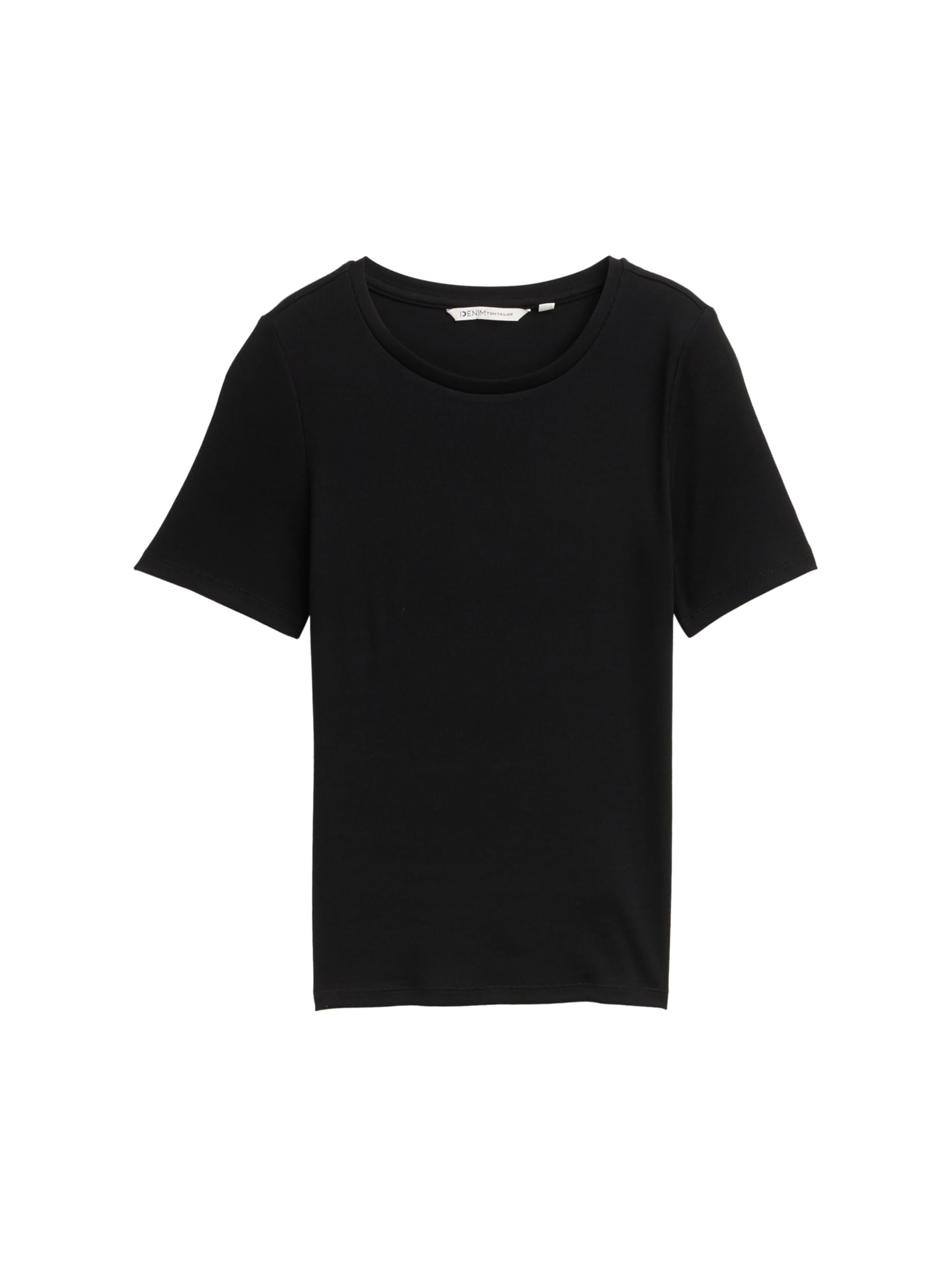 tom-tailor-denim-damen-basic-t-shirt-fitted-fit image 5