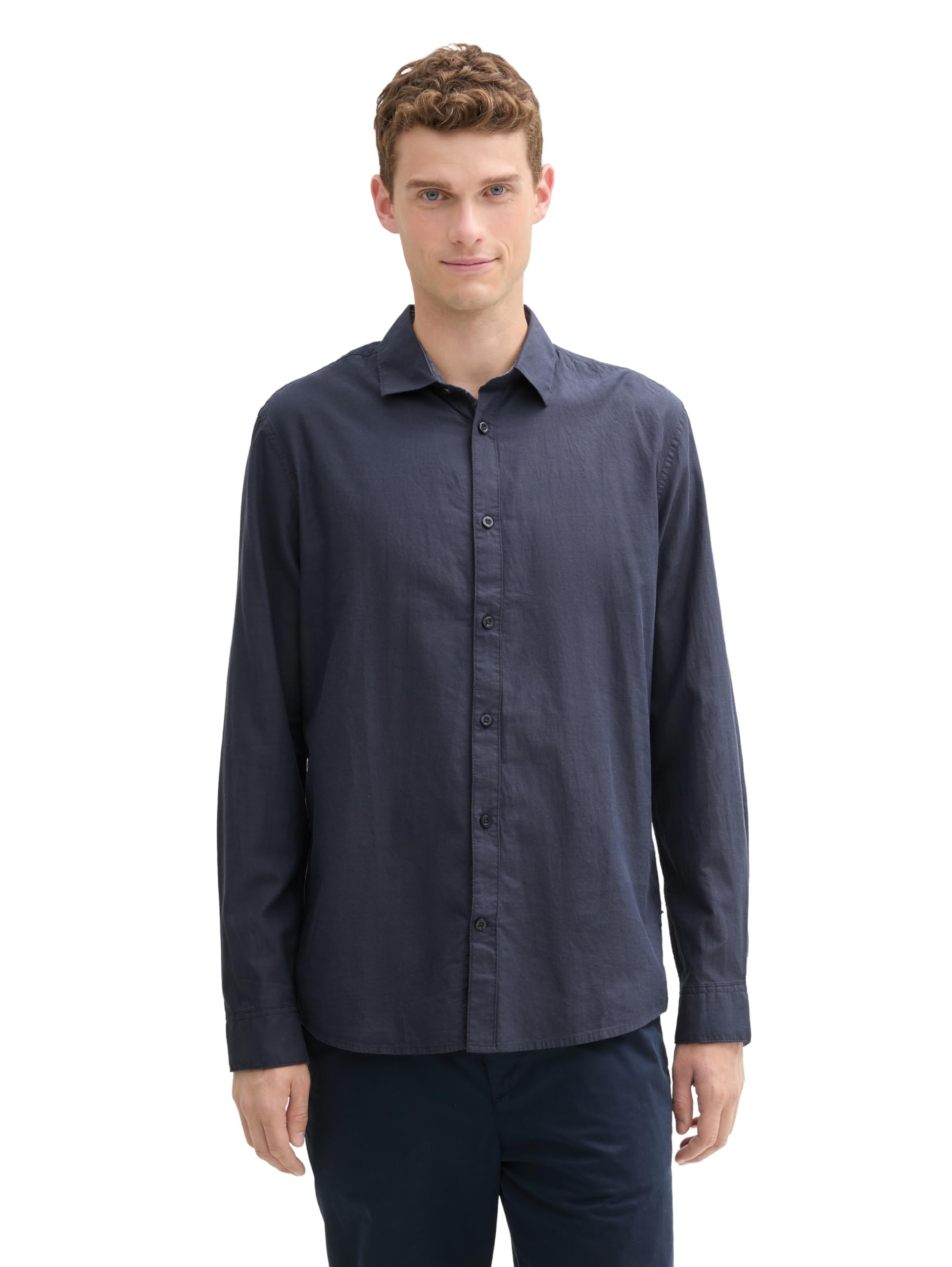 tom-tailor-herren-1048446-fitted-hemd-aus-baumwolle image 8