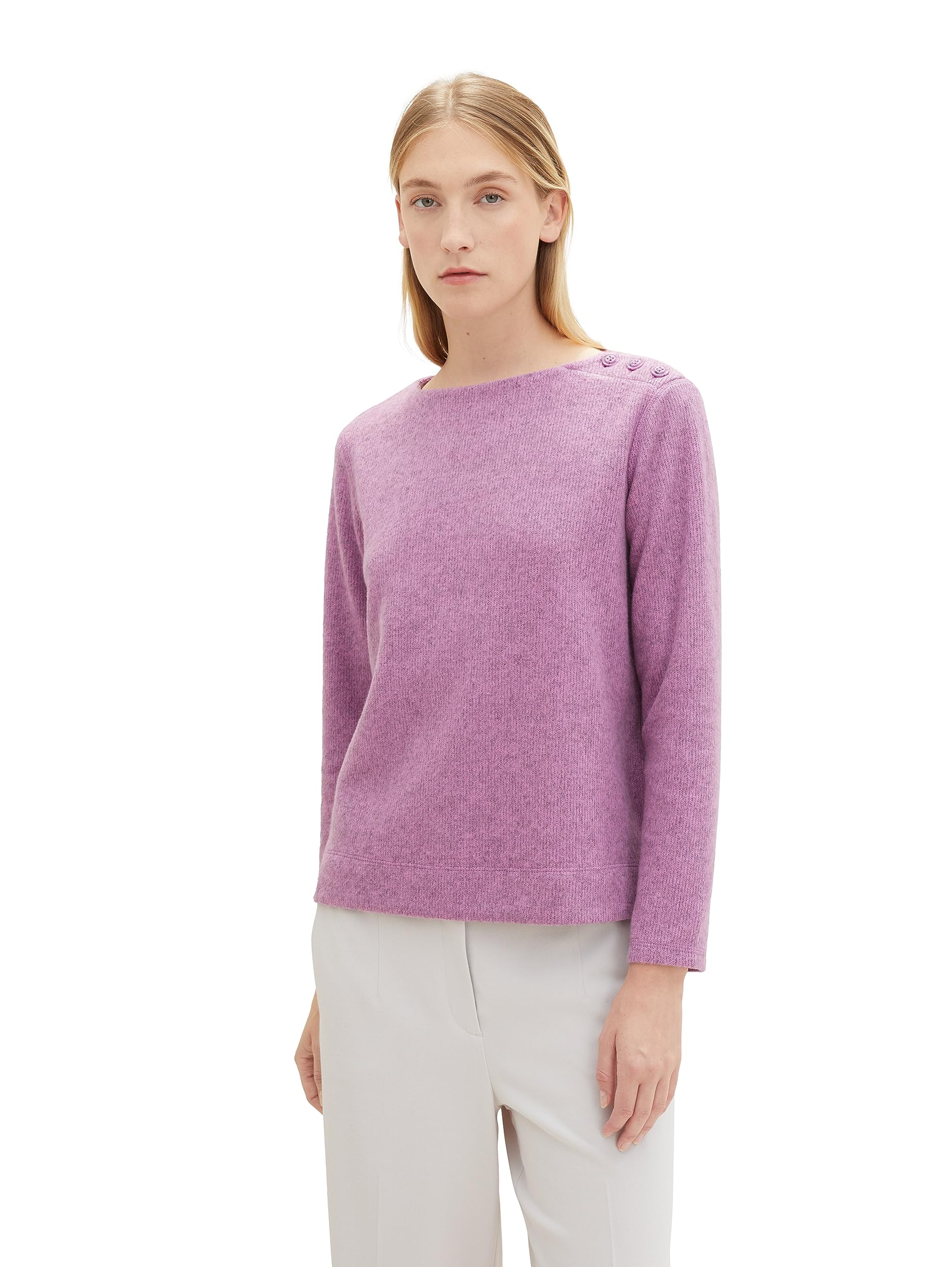 tom-tailor-damen-sweatshirt-mit-knopfleiste image 8