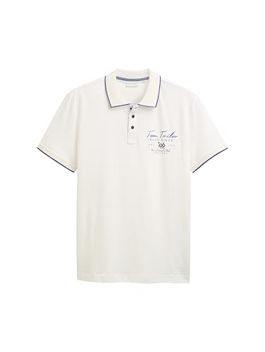 tom-tailor-herren-poloshirt-mit-logo-print-aus-baumwolle-klassisches-regular-fit image 4