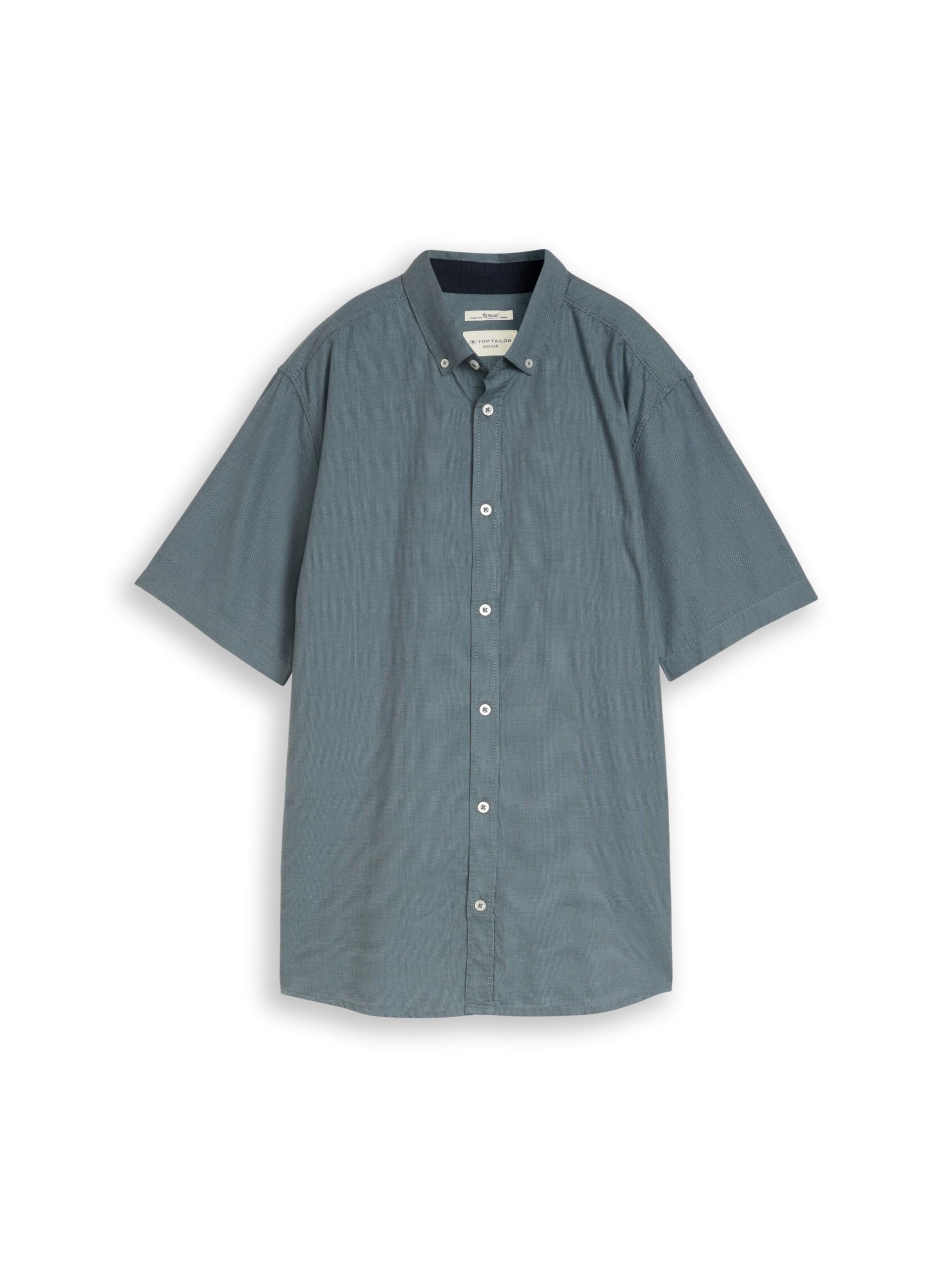 tom-tailor-herren-1049600-regular-fit-kurzarmhemd-popeline image 1