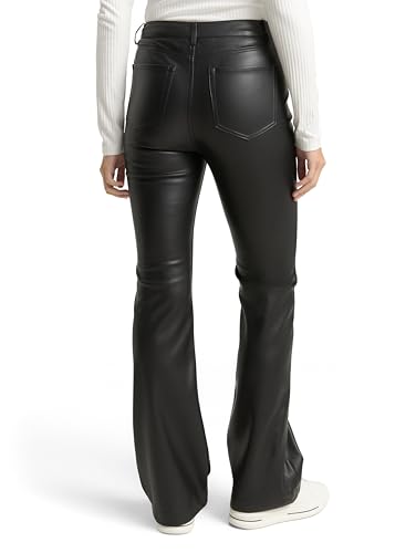 tom-tailor-denim-damen-flared-hose-in-lederoptik-1048873 image 6