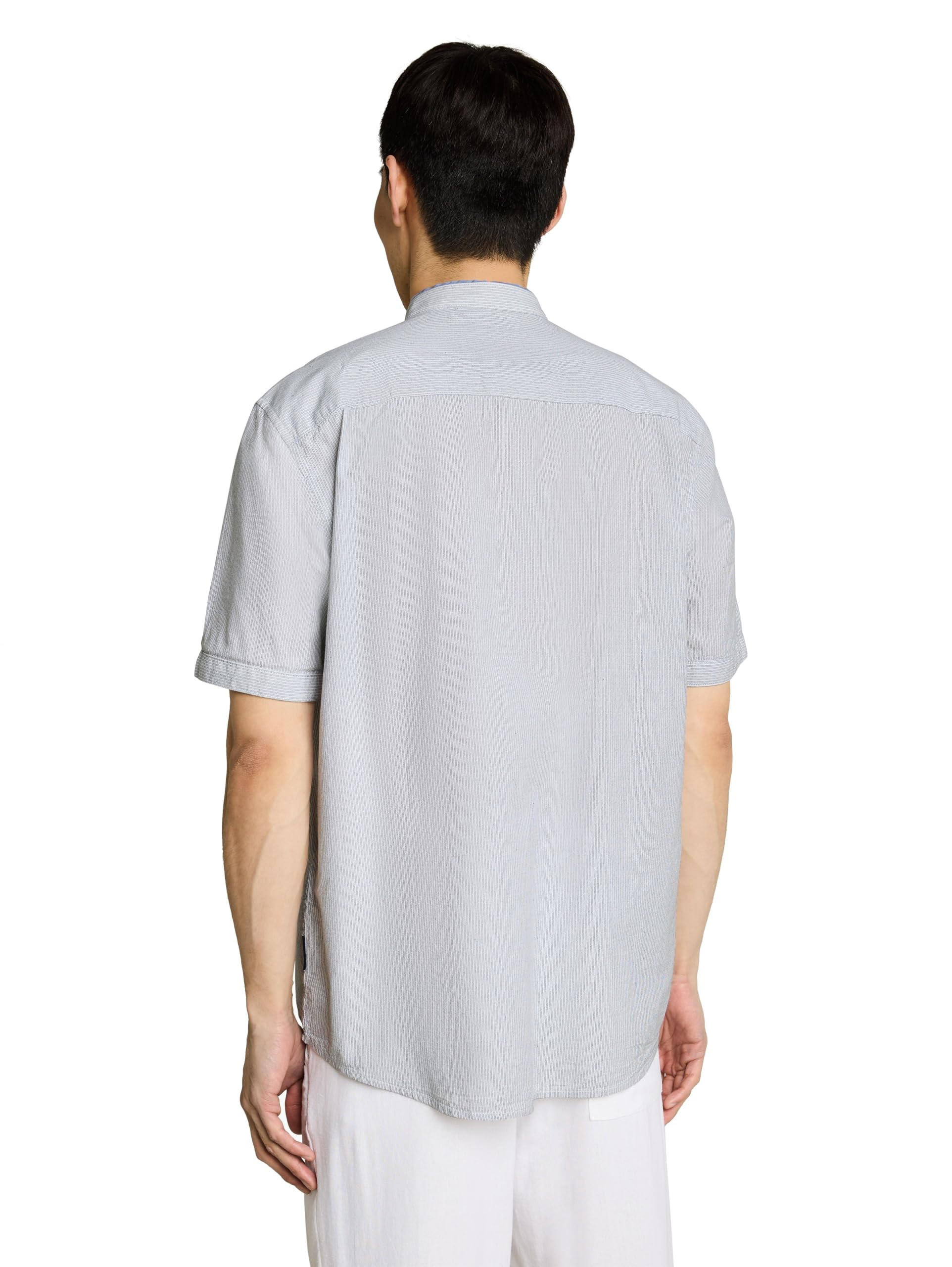 tom-tailor-1050946-regular-fit-kurzarmhemd-mit-stehkragen-herren image 3