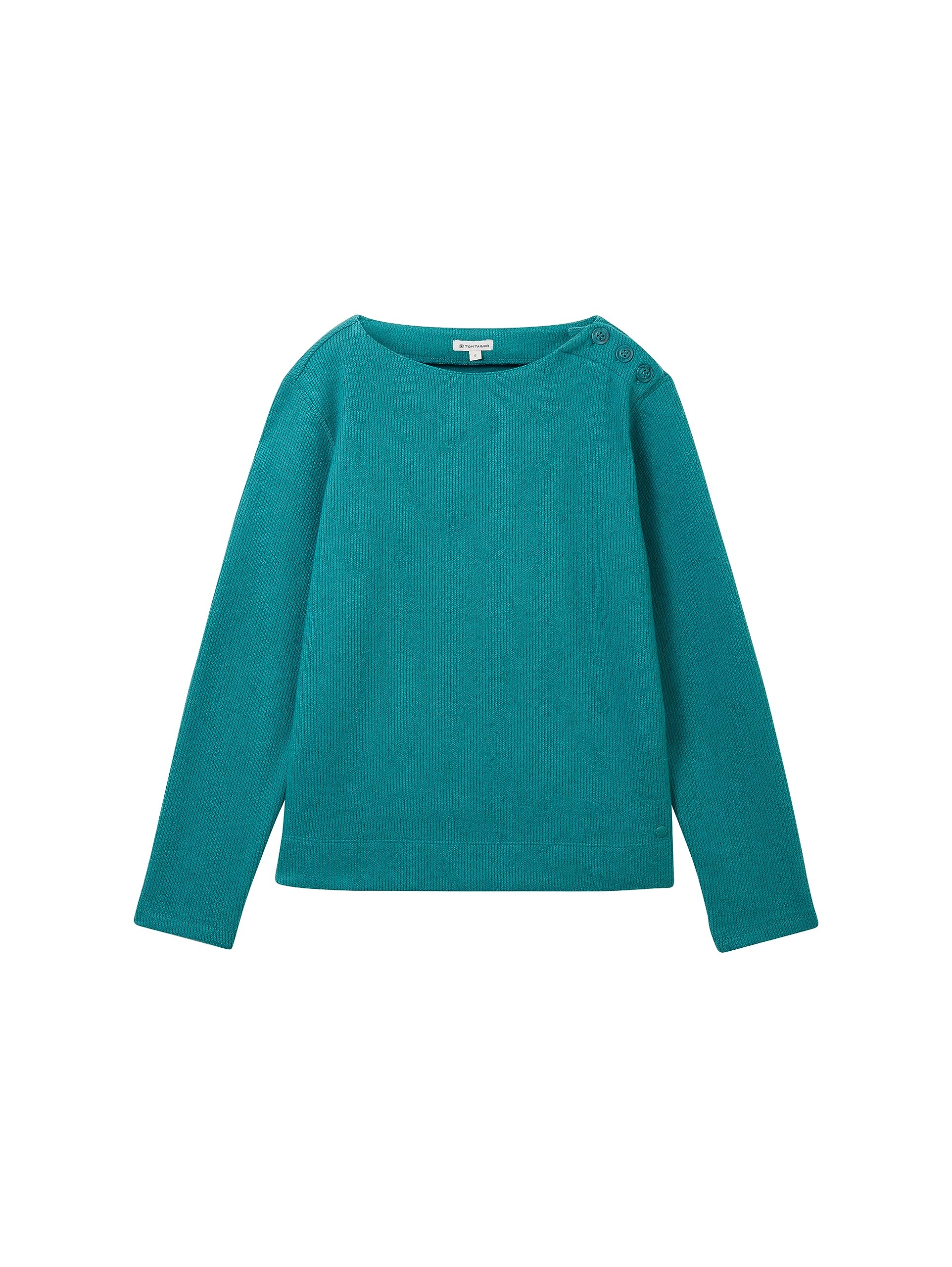 tom-tailor-damen-sweatshirt-mit-knopfleiste image 5