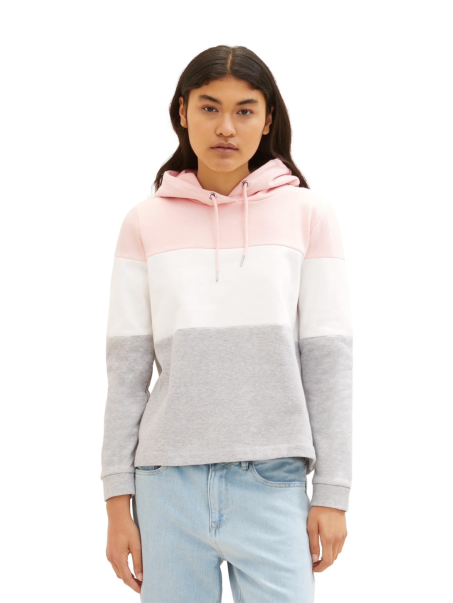 tom-tailor-denim-damen-1039807-colorblock-hoodie image 1