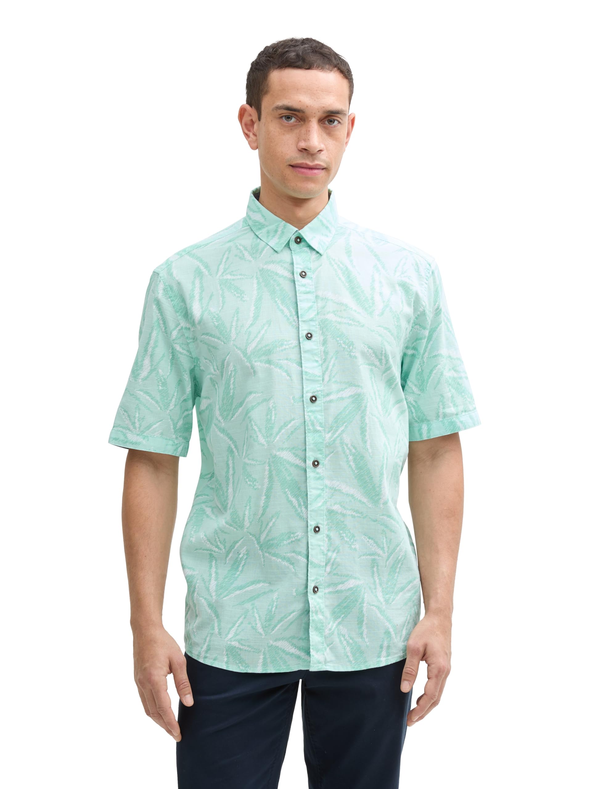 tom-tailor-herren-comfort-fit-hemd-mit-palmen-print image 6